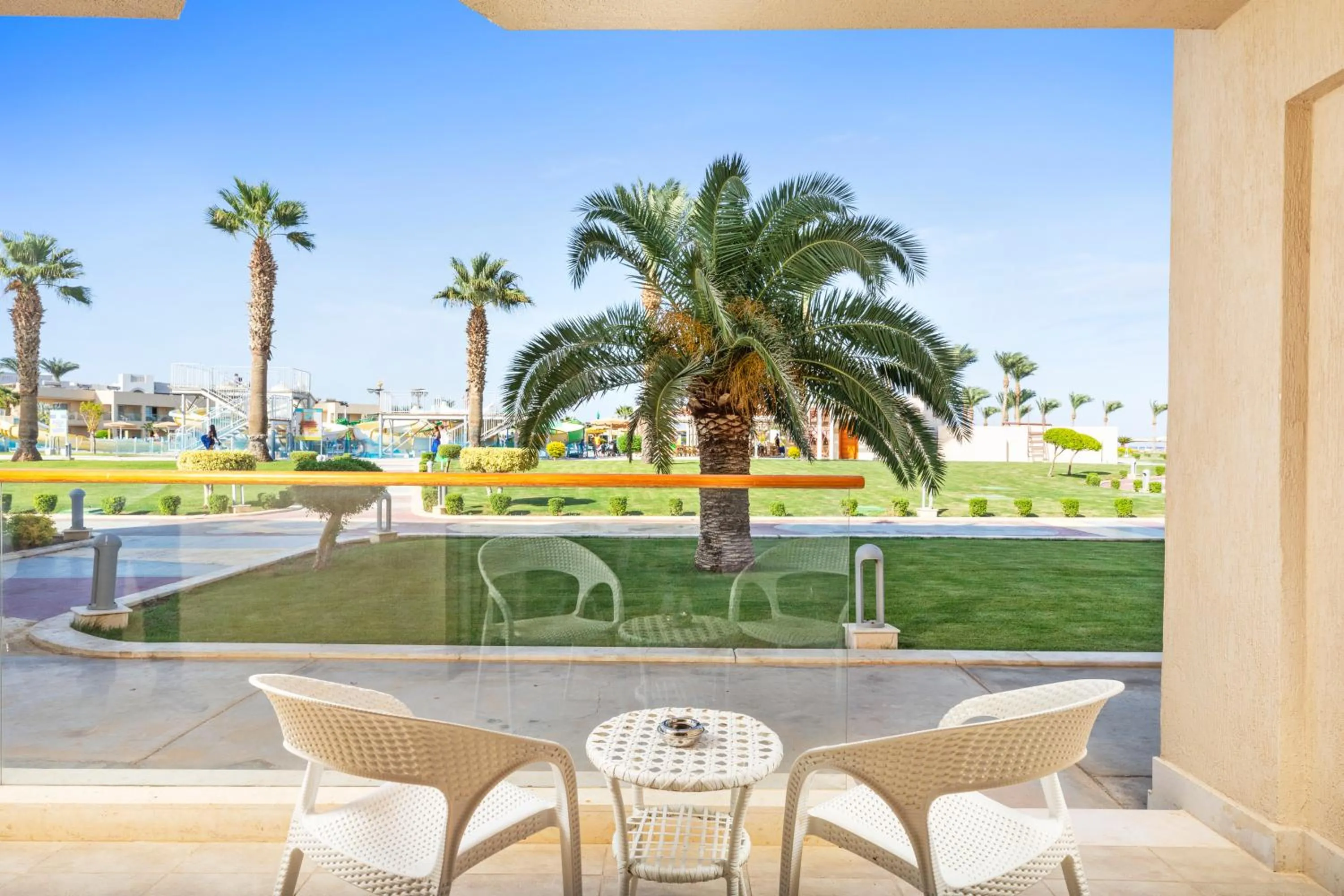 Garden view in Pickalbatros Royal Moderna Sharm "Aqua Park"- All inclusive