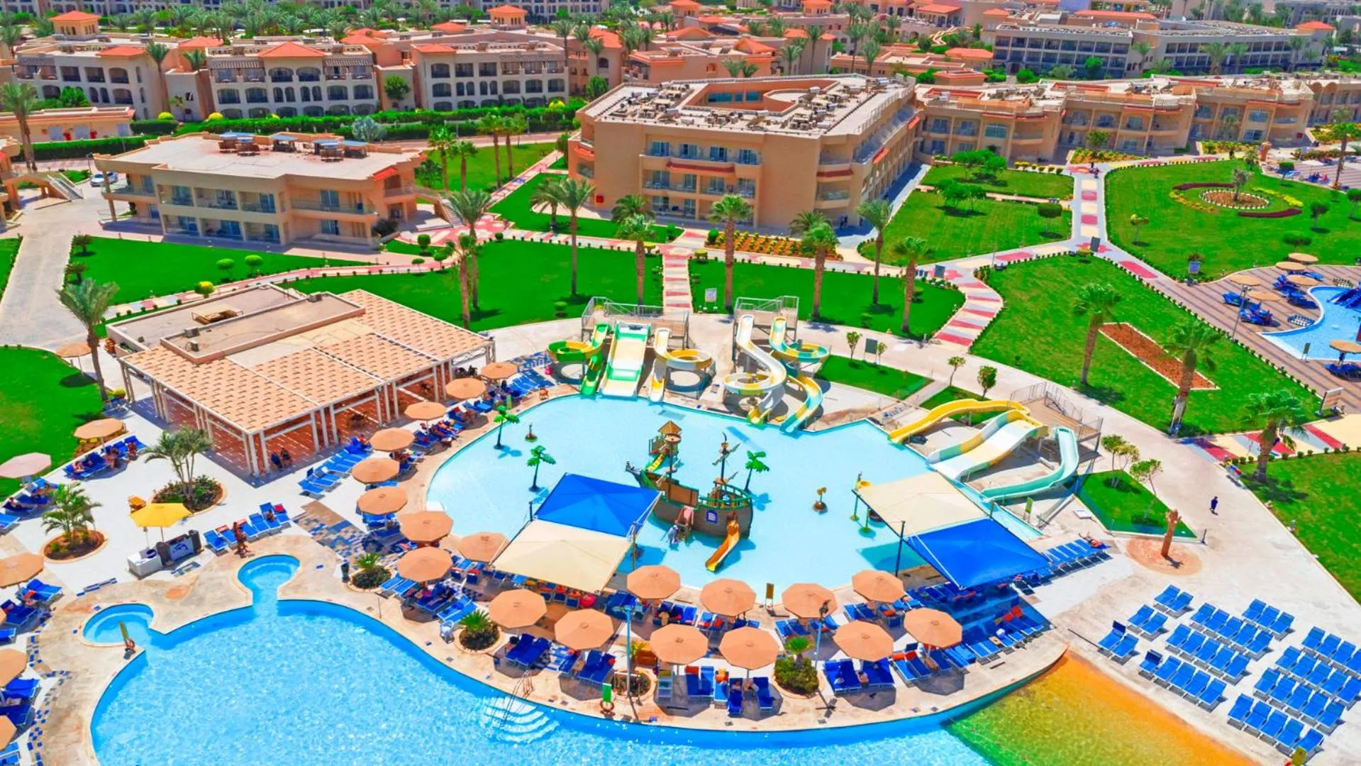 Bird's eye view in Pickalbatros Royal Moderna Sharm "Aqua Park"- All inclusive