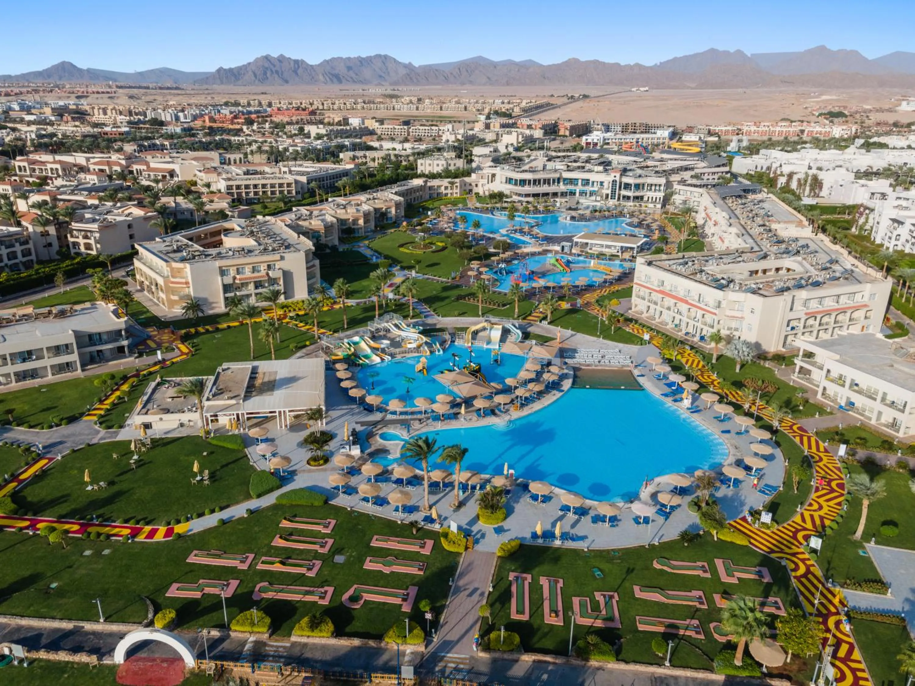 Bird's eye view in Pickalbatros Royal Moderna Sharm "Aqua Park"- All inclusive