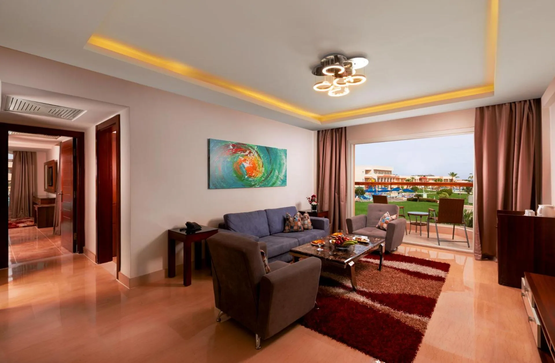 Living room in Pickalbatros Royal Moderna Sharm "Aqua Park"- All inclusive