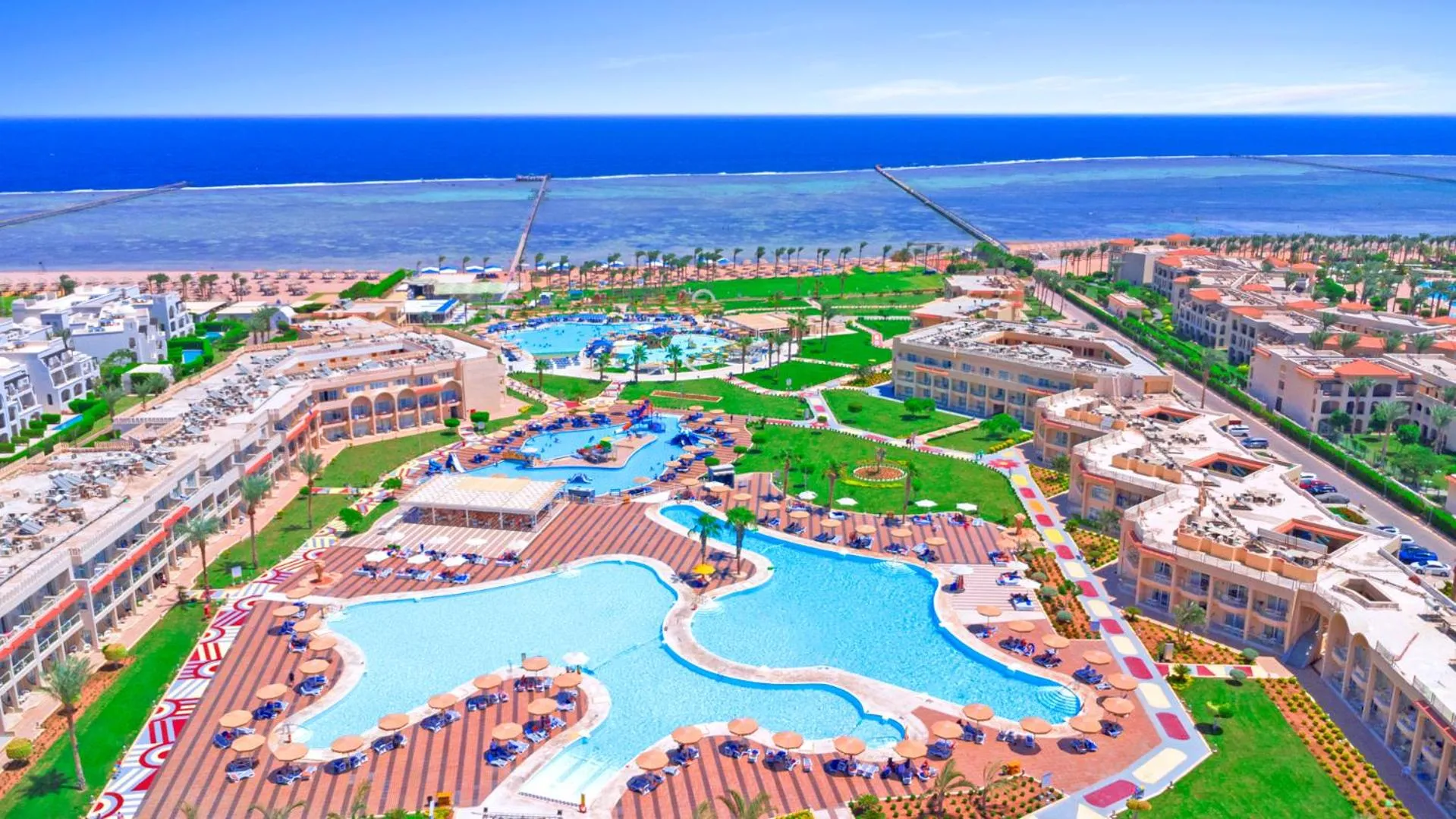 Bird's eye view in Pickalbatros Royal Moderna Sharm "Aqua Park"- All inclusive