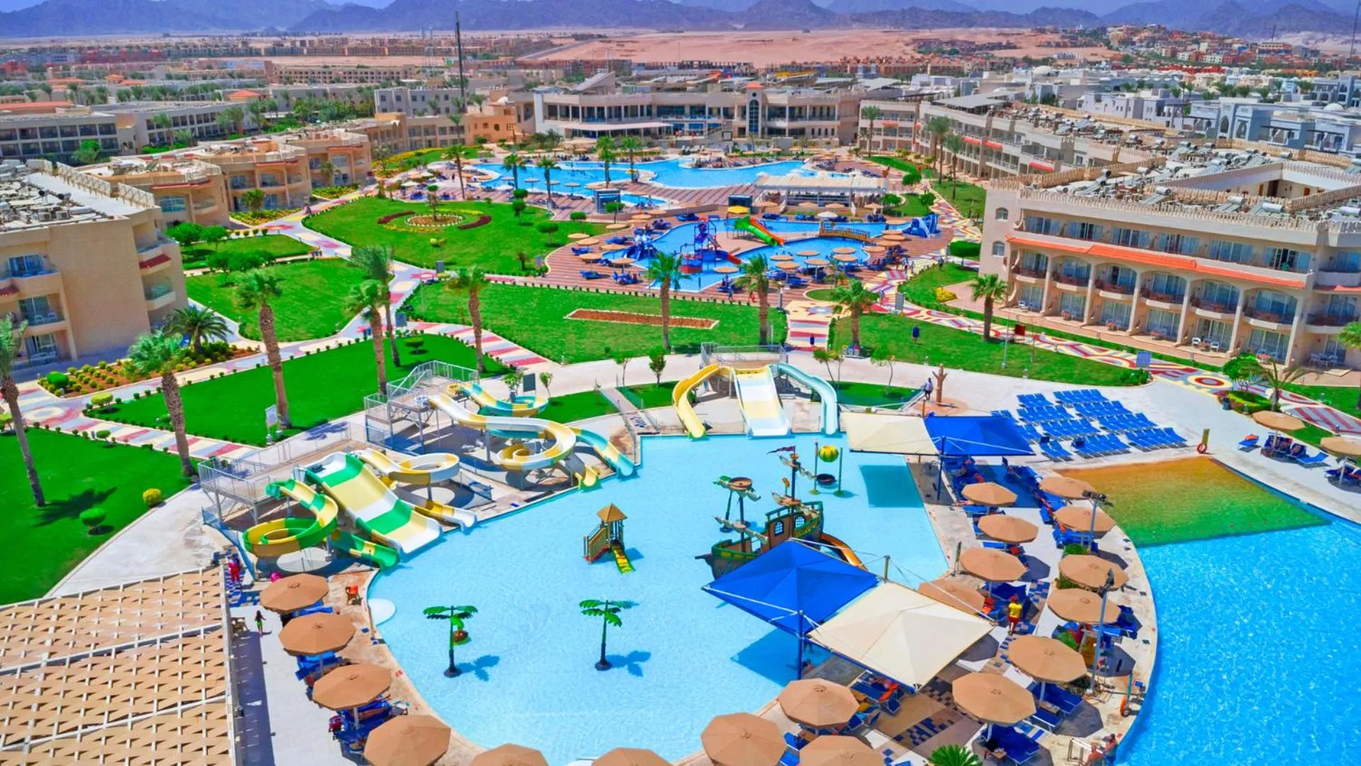 Bird's eye view in Pickalbatros Royal Moderna Sharm "Aqua Park"- All inclusive
