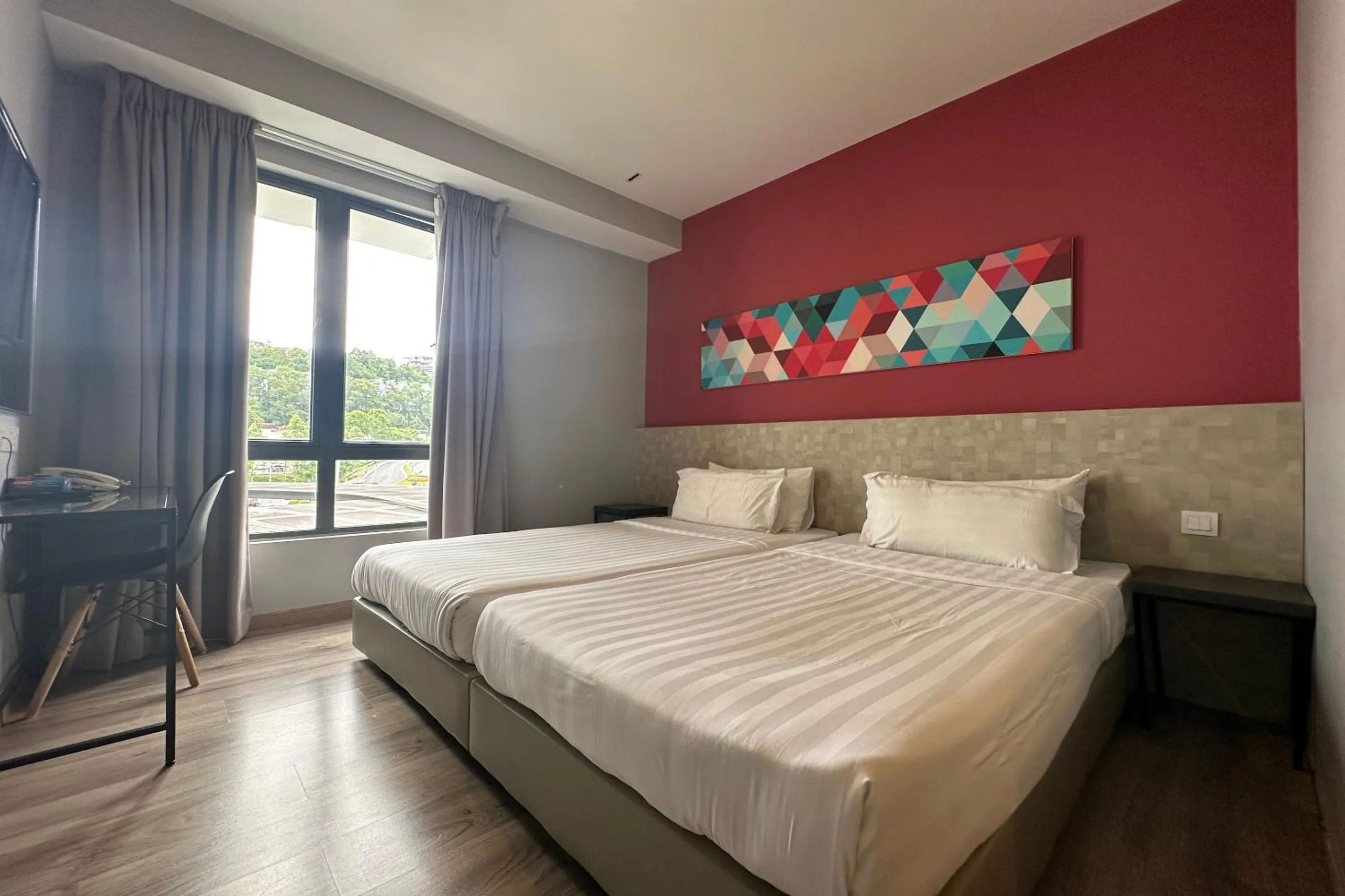 Bedroom, Bed in OYO Townhouse, Selayang formerly RHR Hotel