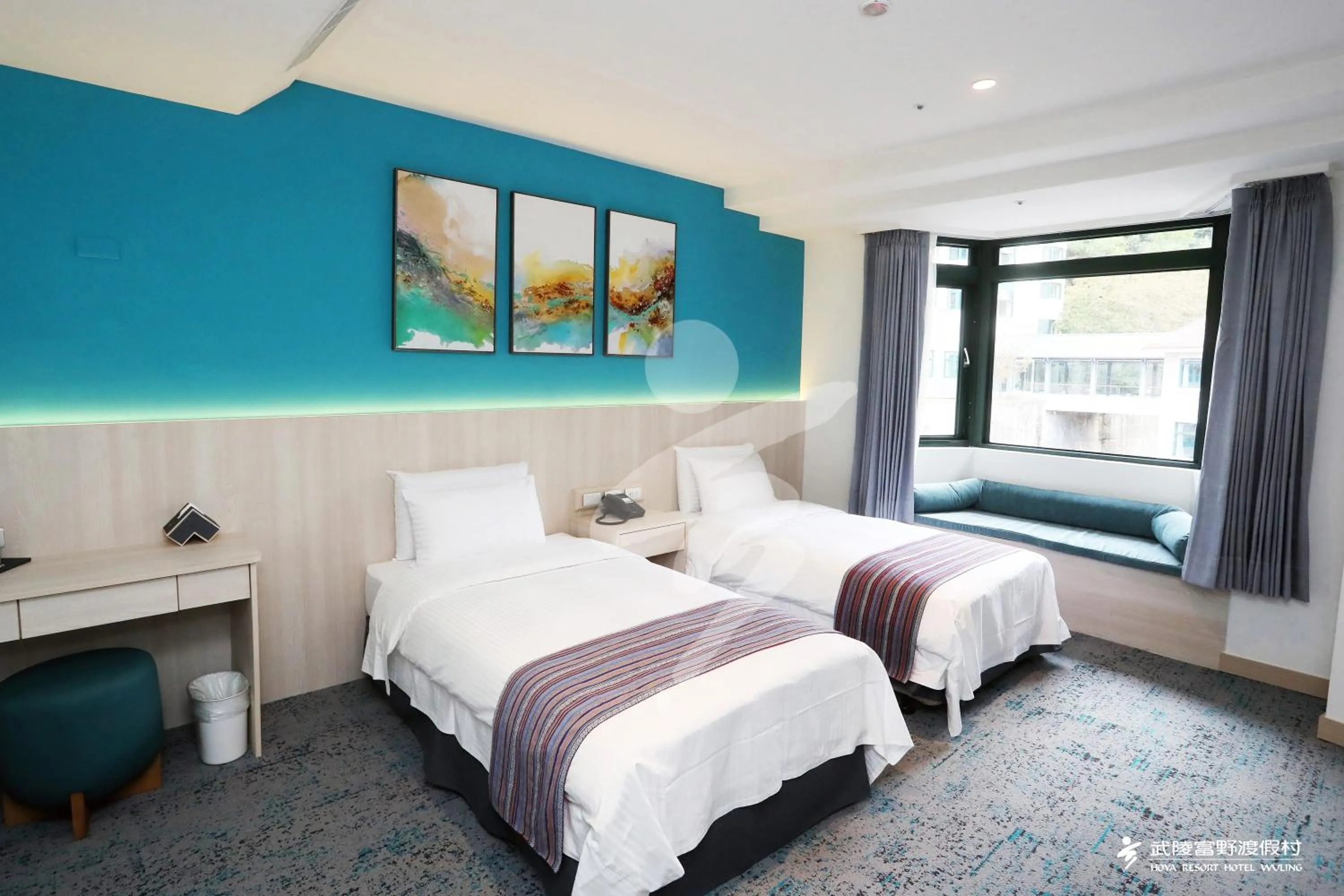 Photo of the whole room, Bed in Hoya Resort, Wuling