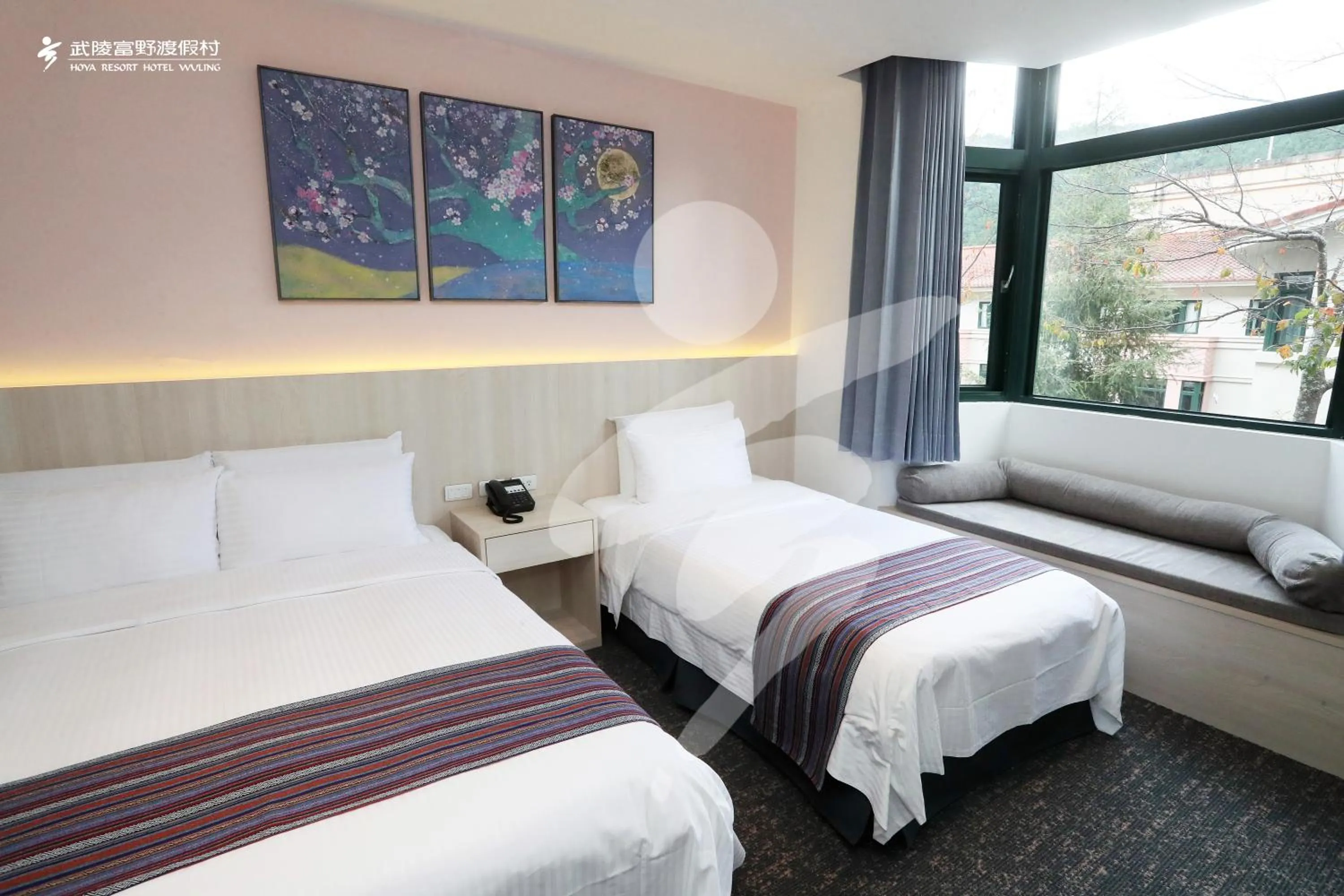 Photo of the whole room, Bed in Hoya Resort, Wuling