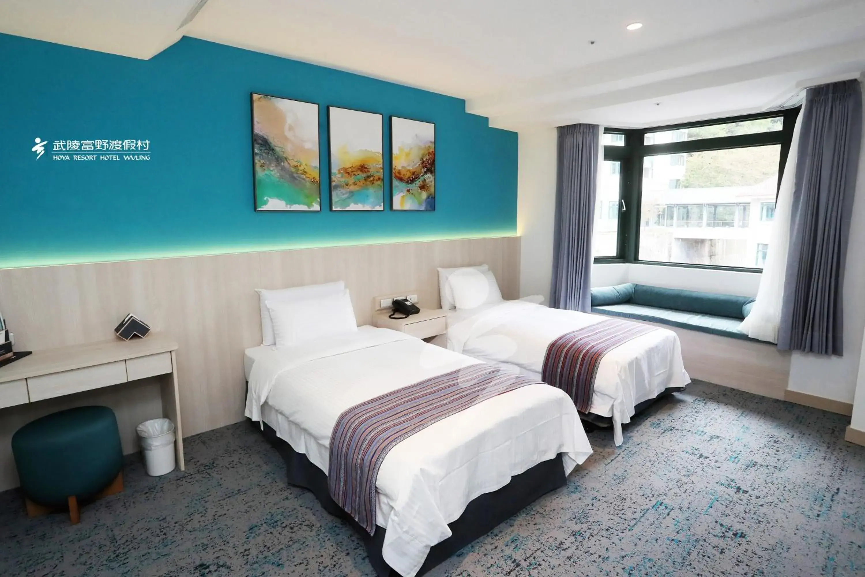 Photo of the whole room, Bed in Hoya Resort, Wuling Photo of the whole room, Bed in Hoya Resort, Wuling