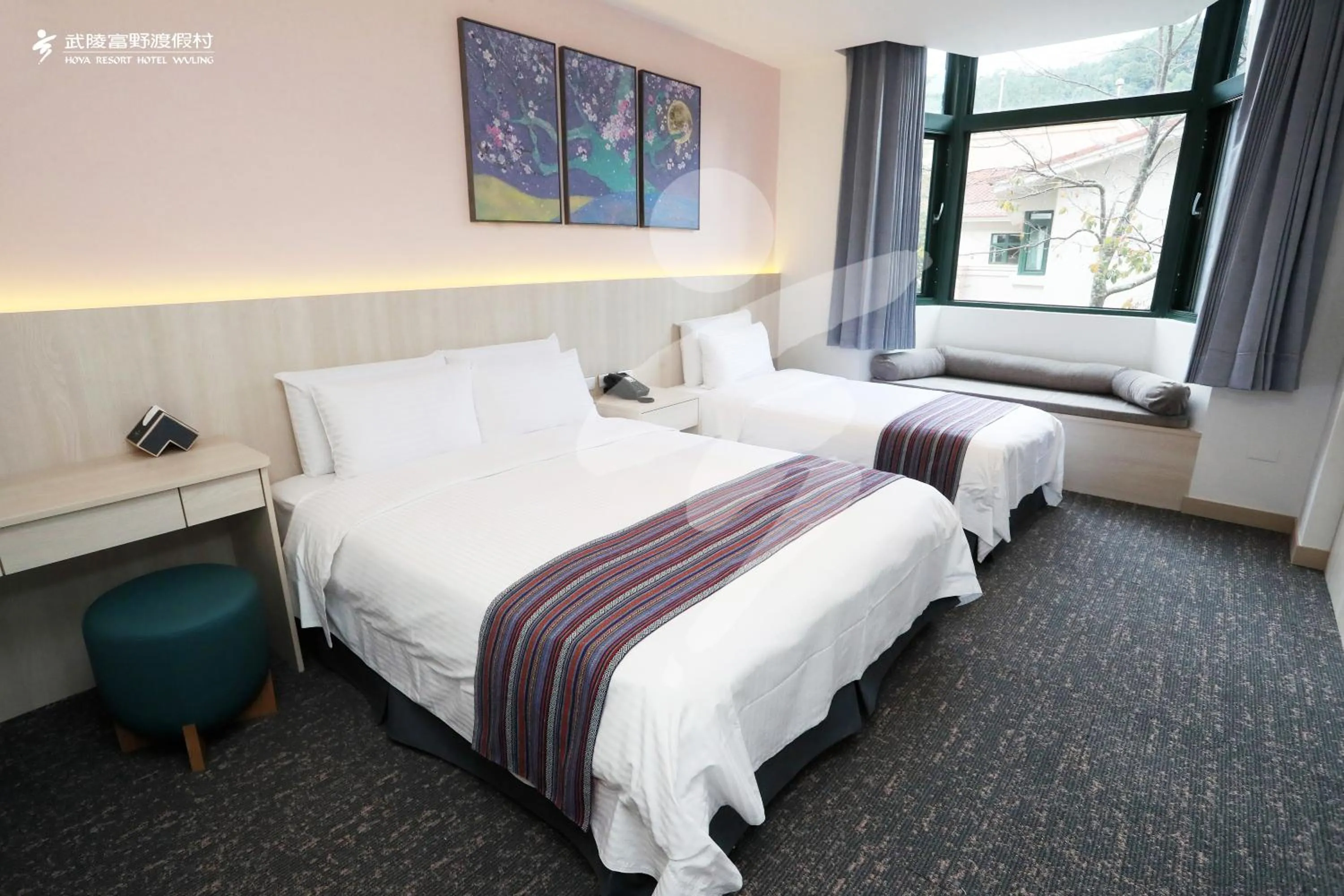 Photo of the whole room, Bed in Hoya Resort, Wuling