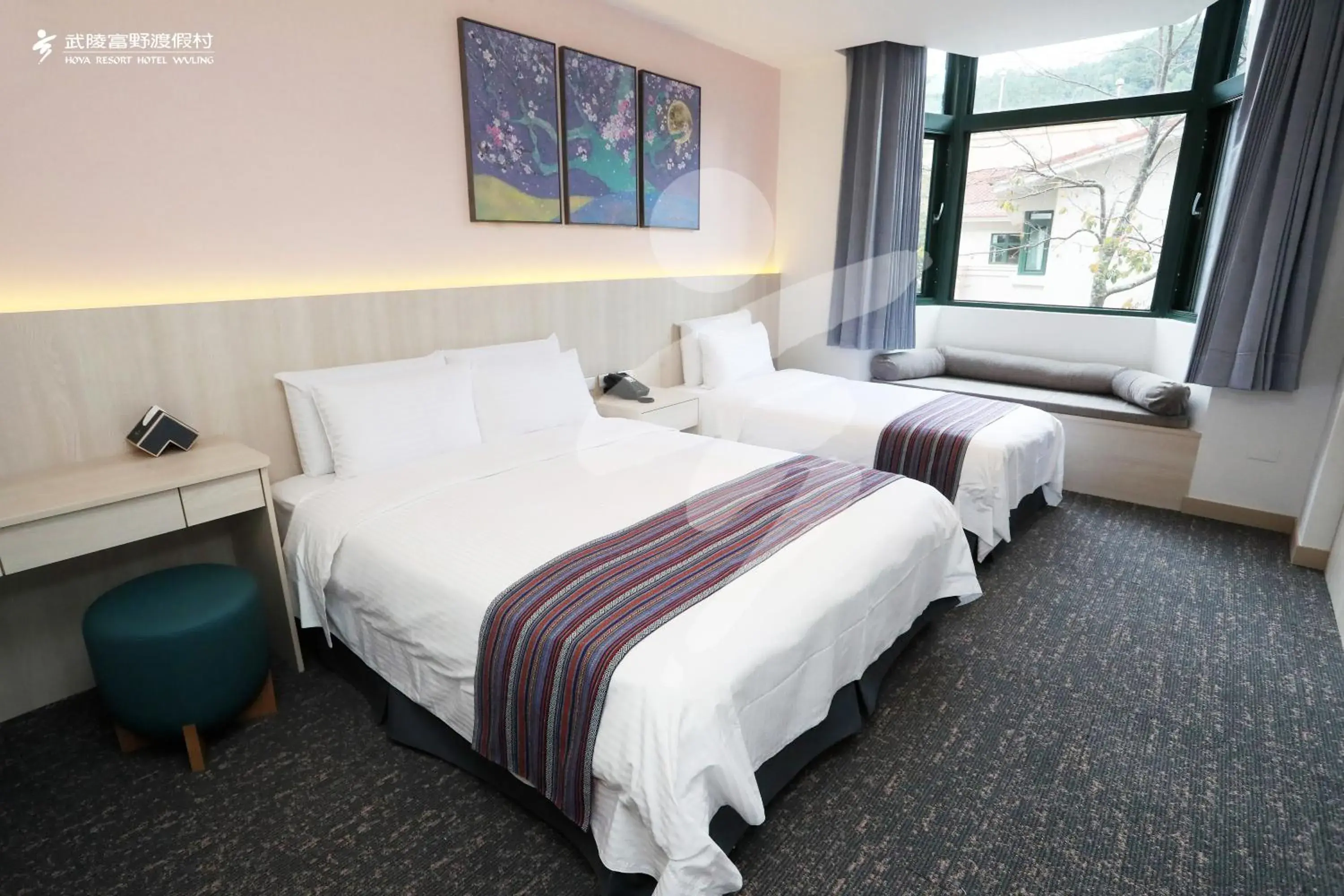 Photo of the whole room, Bed in Hoya Resort, Wuling Photo of the whole room, Bed in Hoya Resort, Wuling