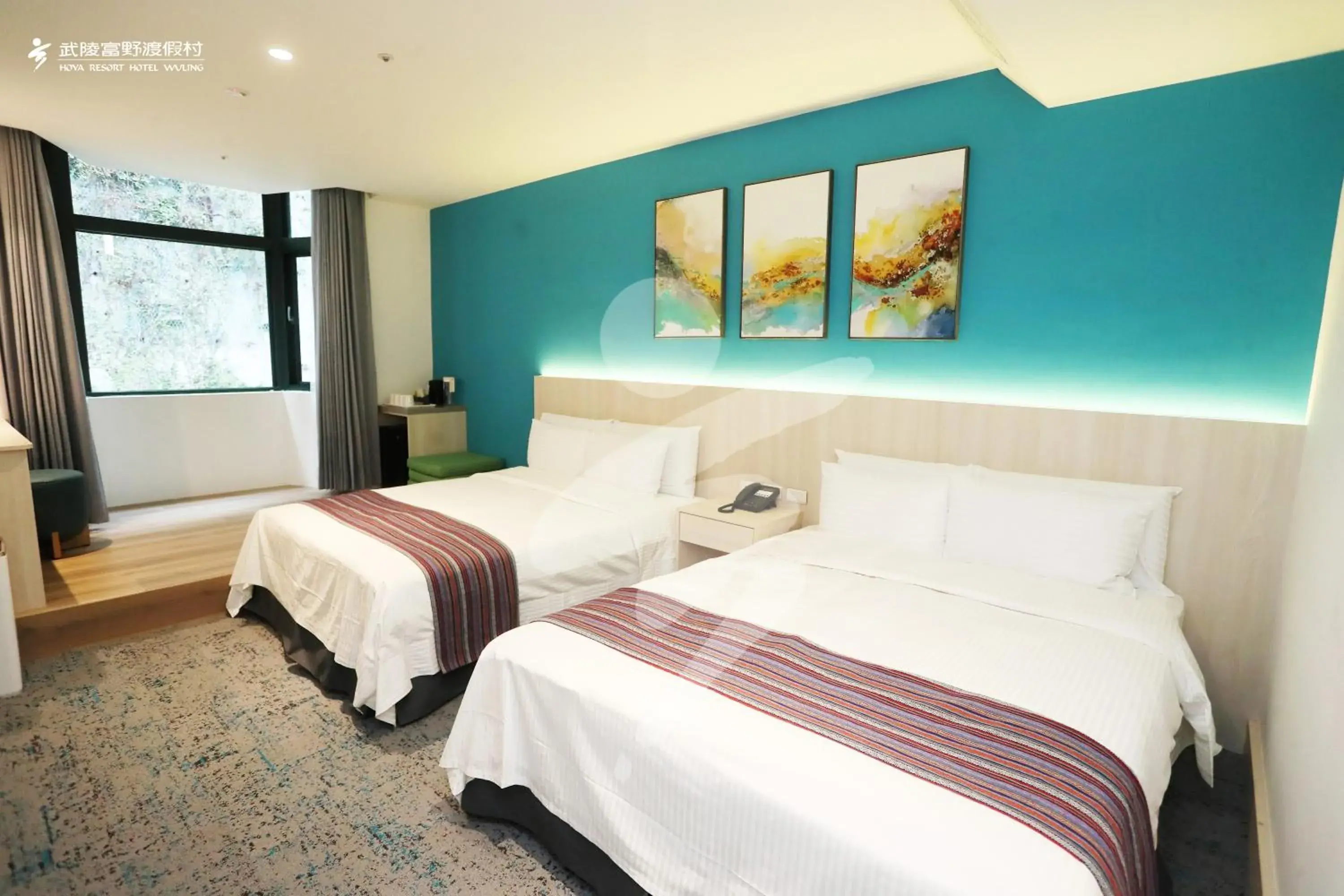 Photo of the whole room, Bed in Hoya Resort, Wuling Photo of the whole room, Bed in Hoya Resort, Wuling