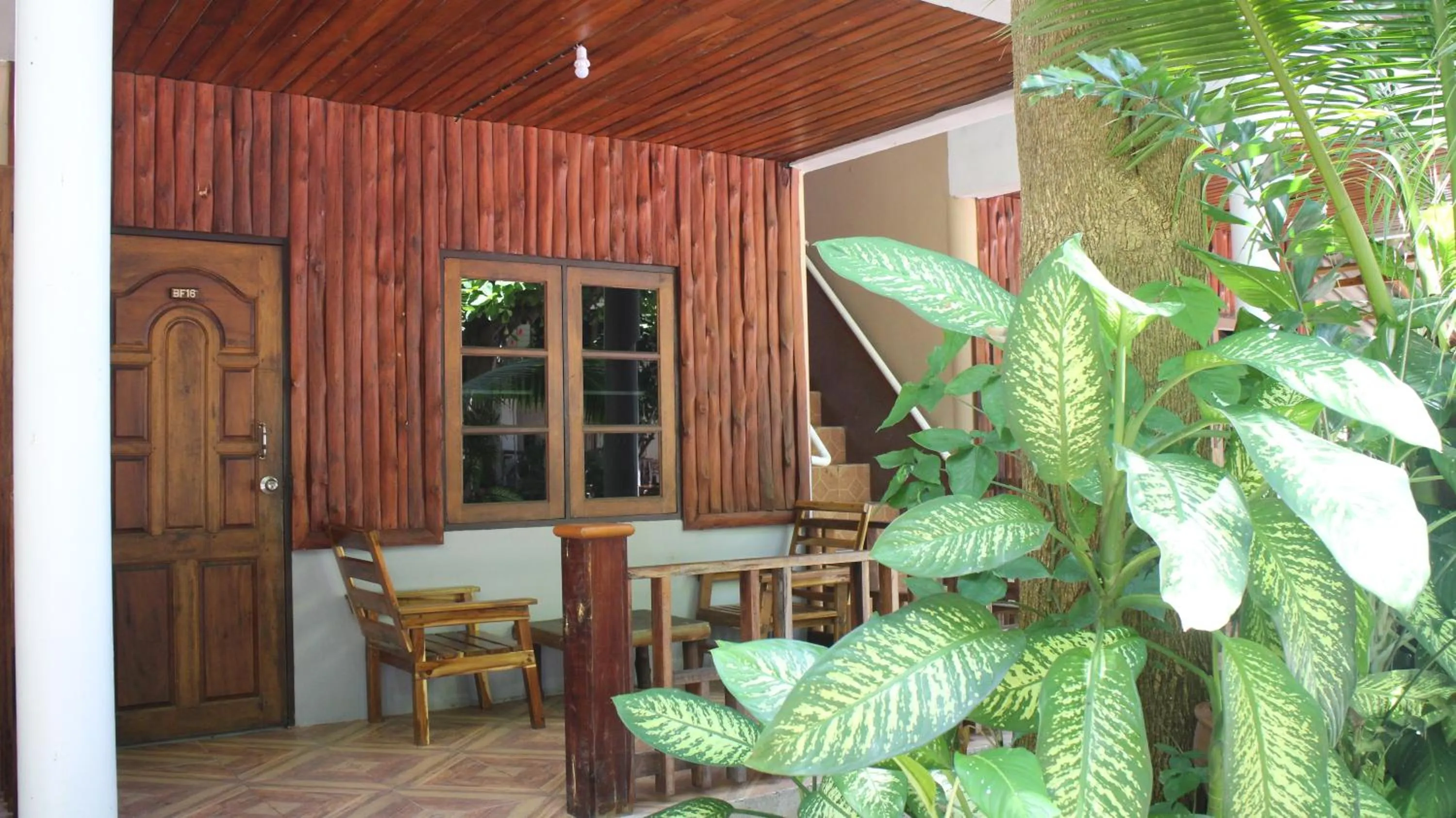 Seating area in Big Fish Resort Koh Tao