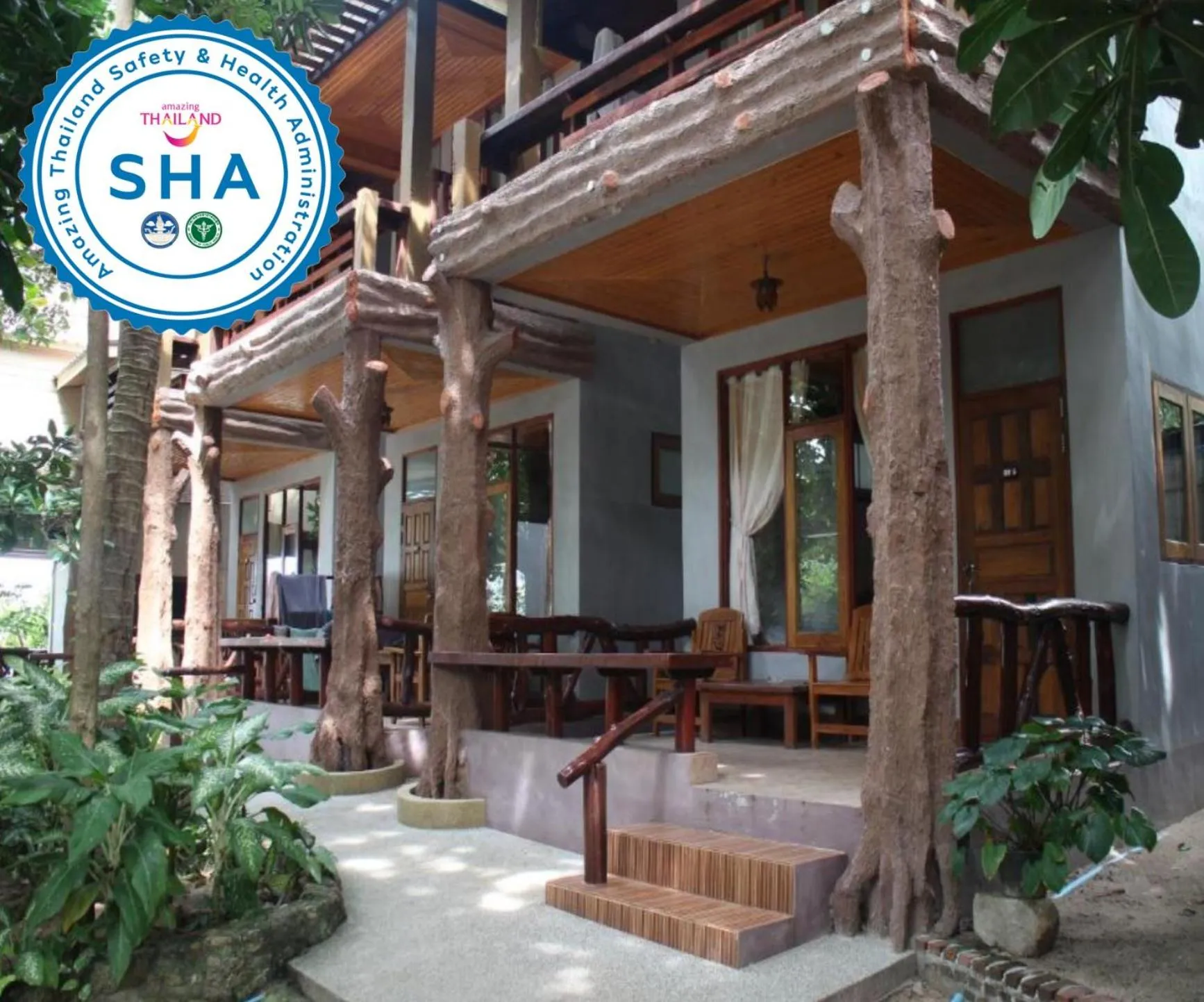 Property logo or sign in Big Fish Resort Koh Tao