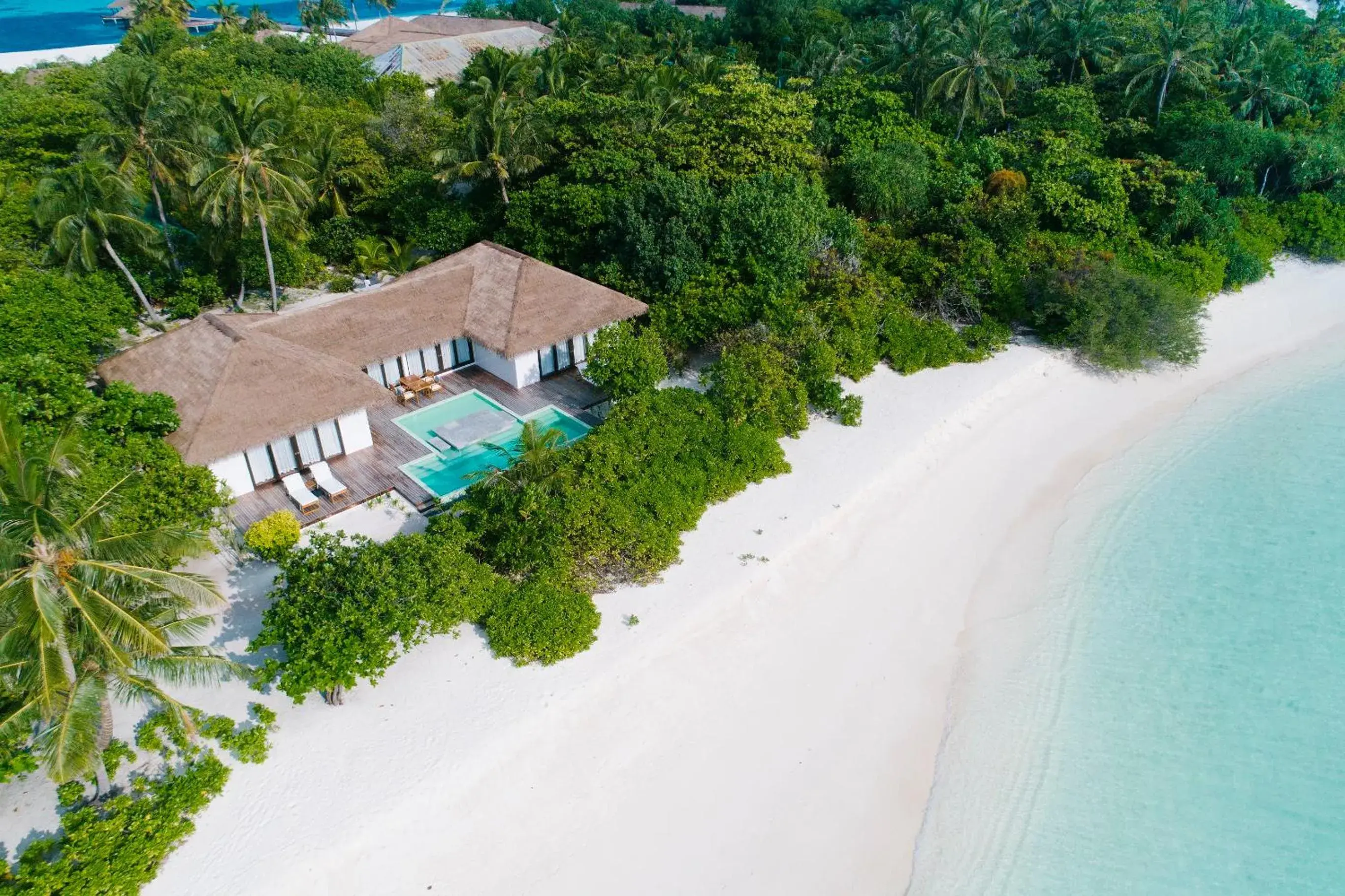 Two Bedroom Beach Villa with Private Pool - Meal Plan upgrade and additional 30% discount Spa and Food and Beverage. (this applicable for stay until 31st Oct and bookings from 28th May 2024) in Noku Maldives, Vignette Collection Two Bedroom Beach Villa with Private Pool - Meal Plan upgrade and additional 30% discount Spa and Food and Beverage. (this applicable for stay until 31st Oct and bookings from 28th May 2024) in Noku Maldives, Vignette Collection
