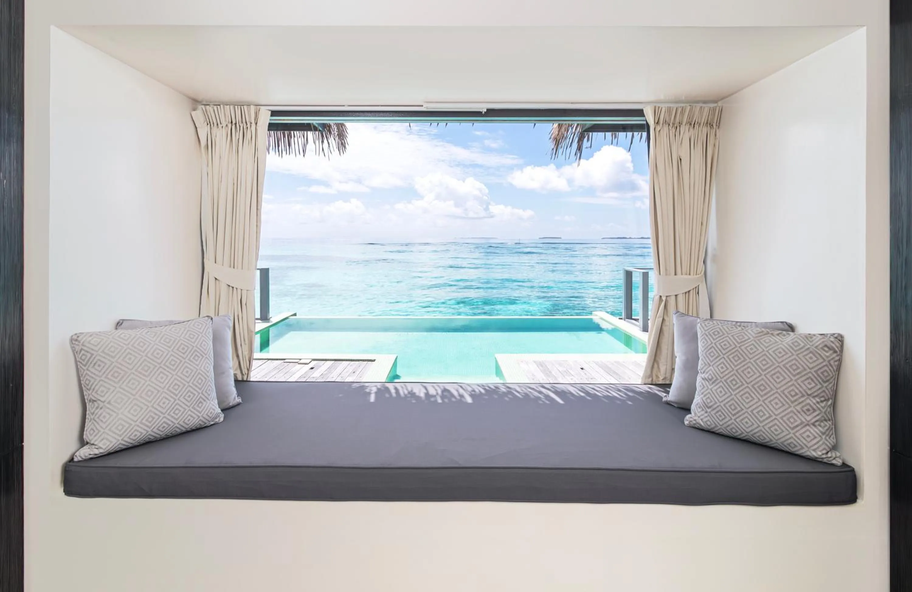 View (from property/room), Bed in Noku Maldives, Vignette Collection by IHG