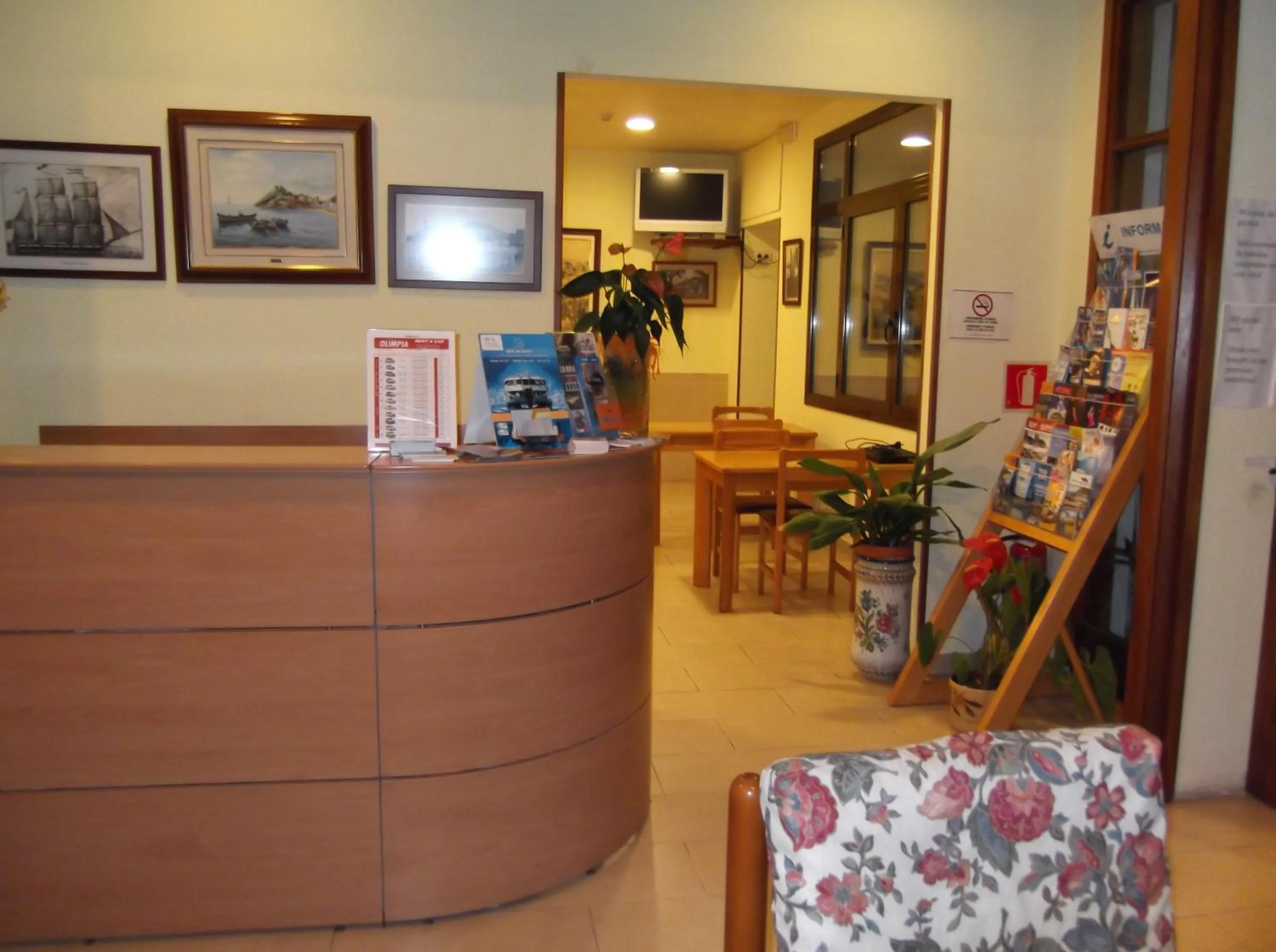 Lobby or reception in Hotel Simeon