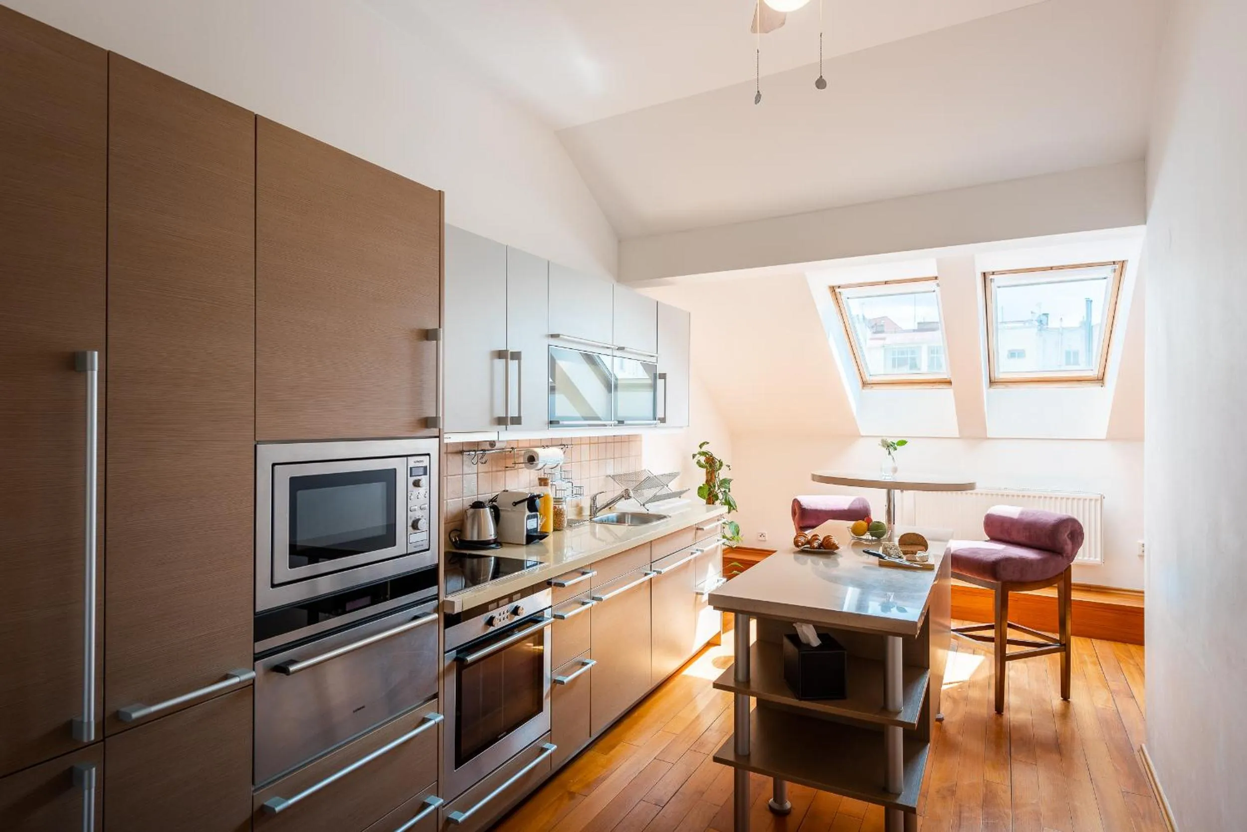 Kitchen or kitchenette in Apartments Almandine