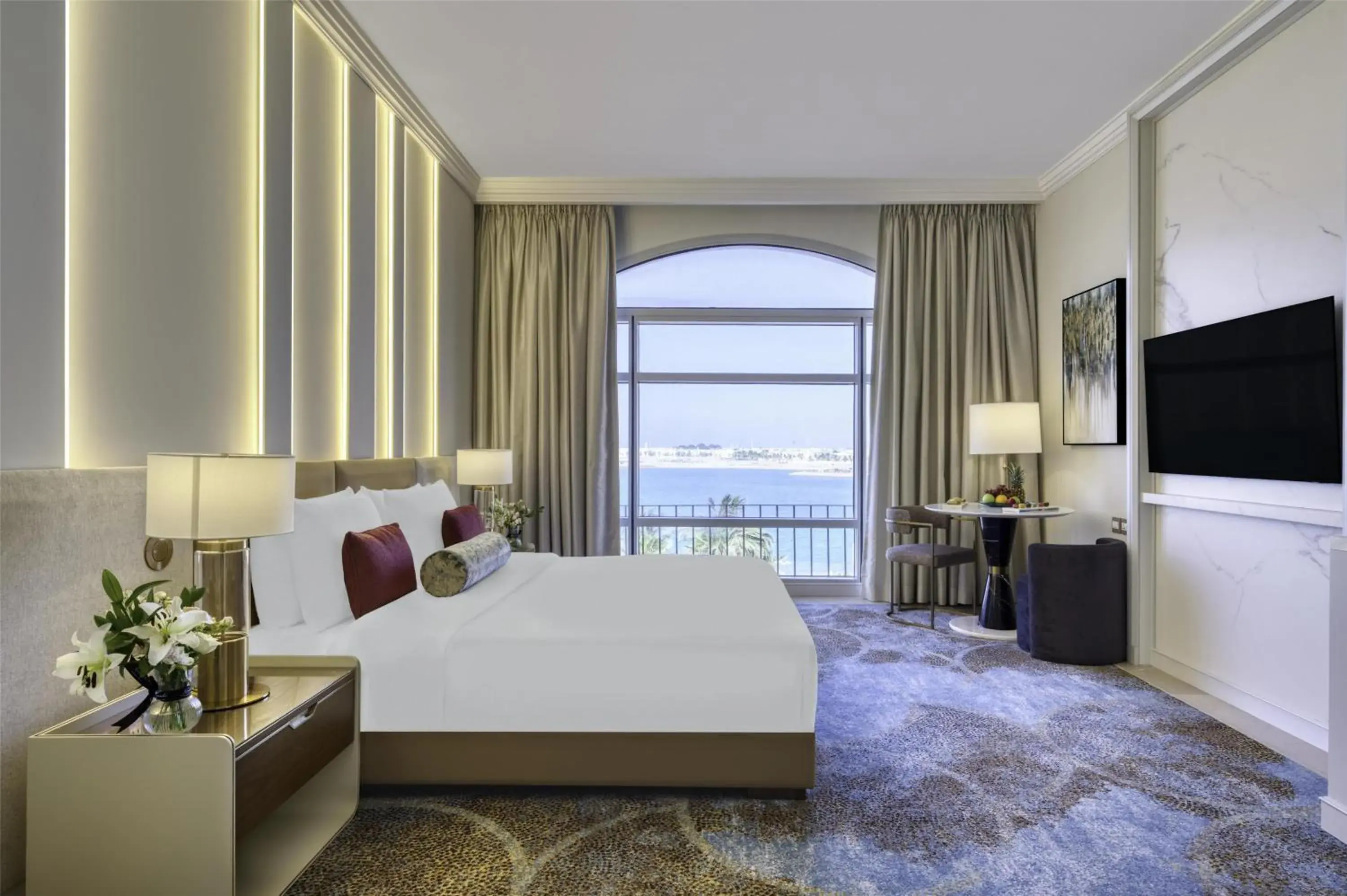 Bedroom, Bed in Kempinski Hotel & Resort Sariya Yanbu Red Sea Bedroom, Bed in Kempinski Hotel & Resort Sariya Yanbu Red Sea