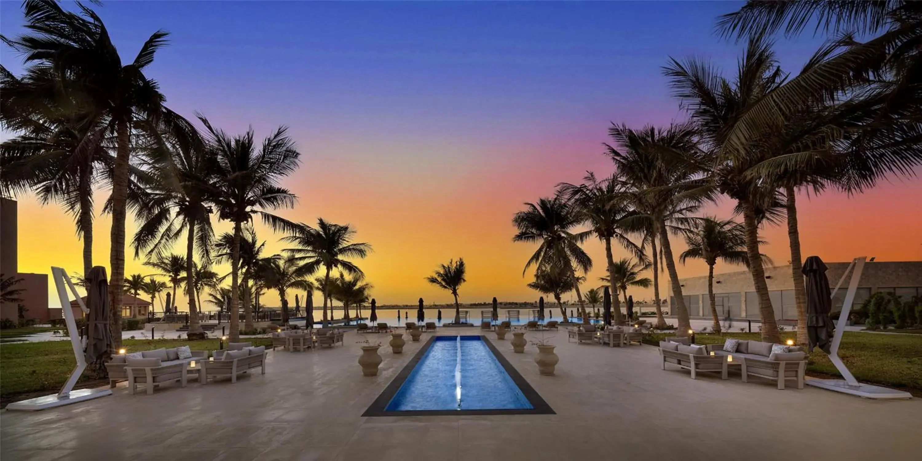 Pool view in Kempinski Hotel & Resort Sariya Yanbu Red Sea Pool view in Kempinski Hotel & Resort Sariya Yanbu Red Sea