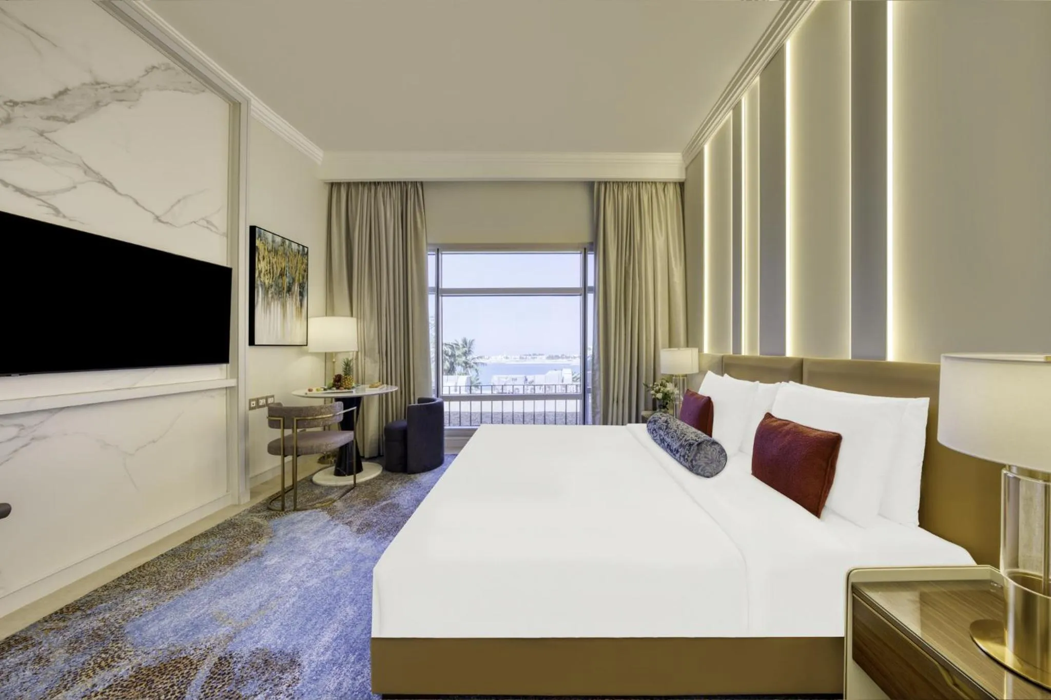 Bed in Kempinski Hotel & Resort Sariya Yanbu Red Sea