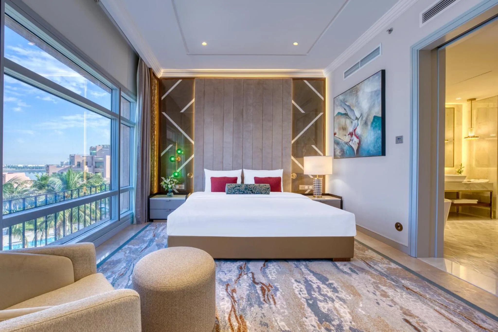 Bed in Kempinski Hotel & Resort Sariya Yanbu Red Sea