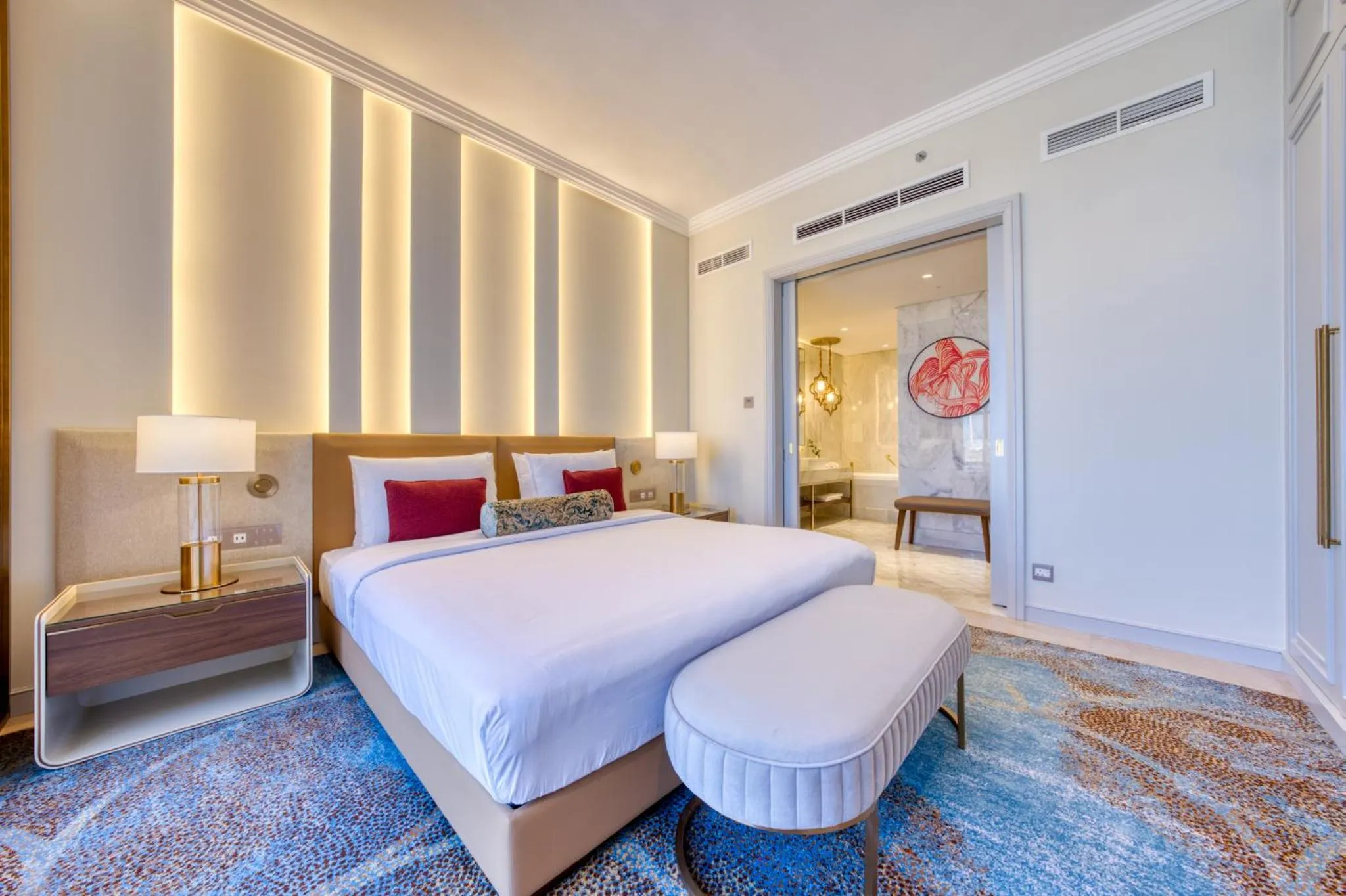 Bed in Kempinski Hotel & Resort Sariya Yanbu Red Sea