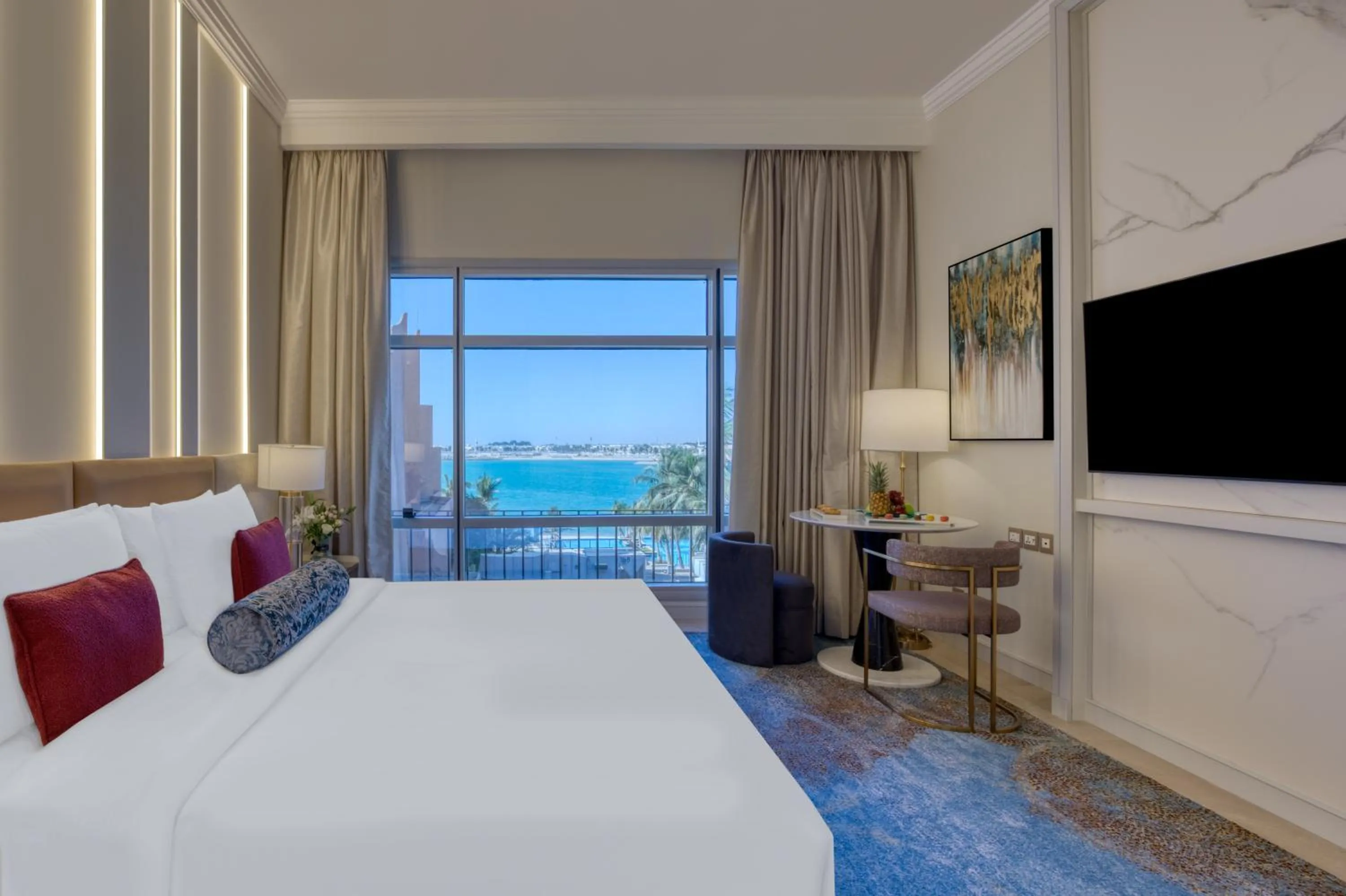 Bed in Kempinski Hotel & Resort Sariya Yanbu Red Sea