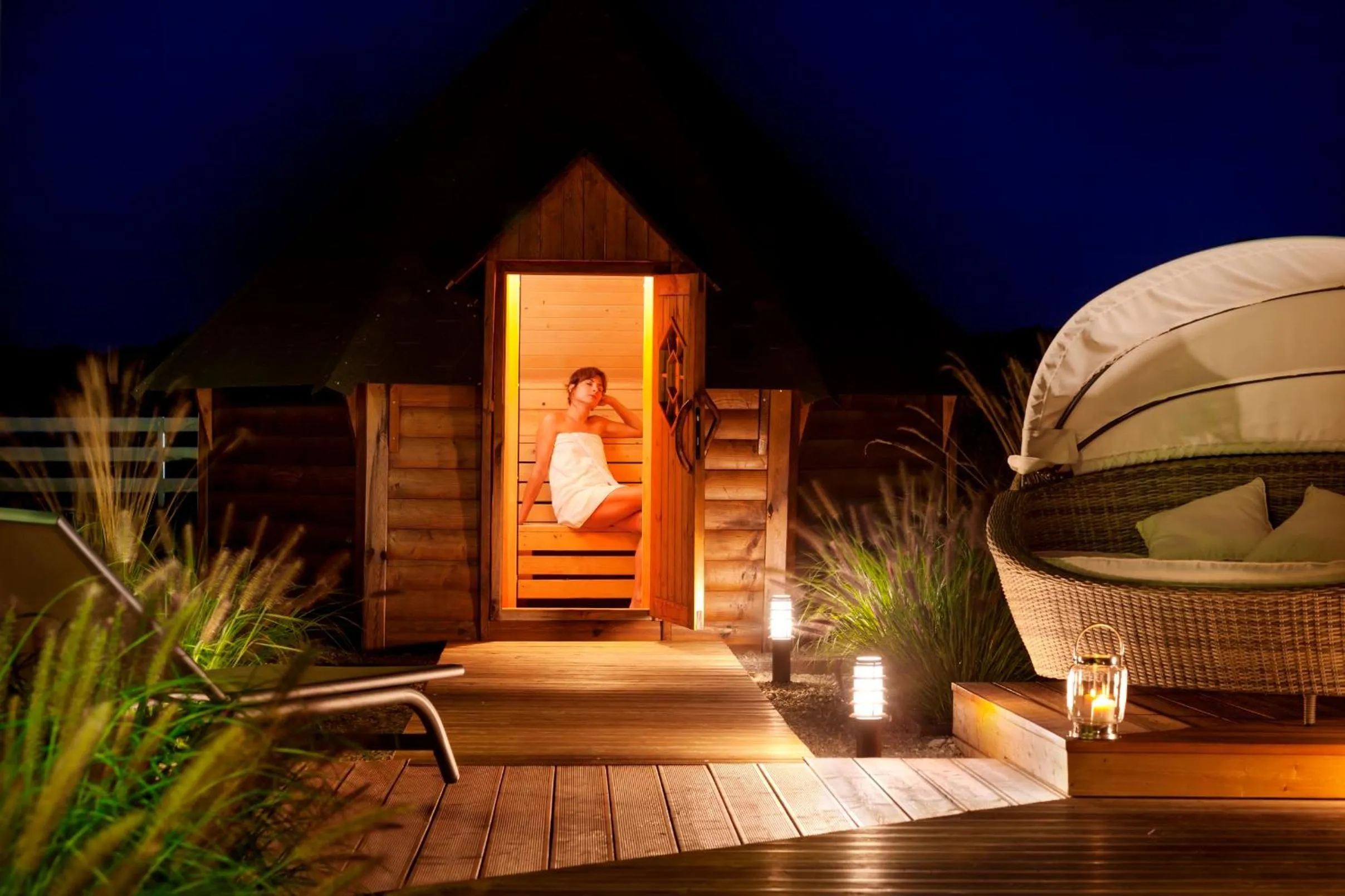 Night in Sielanka Nad Pilicą