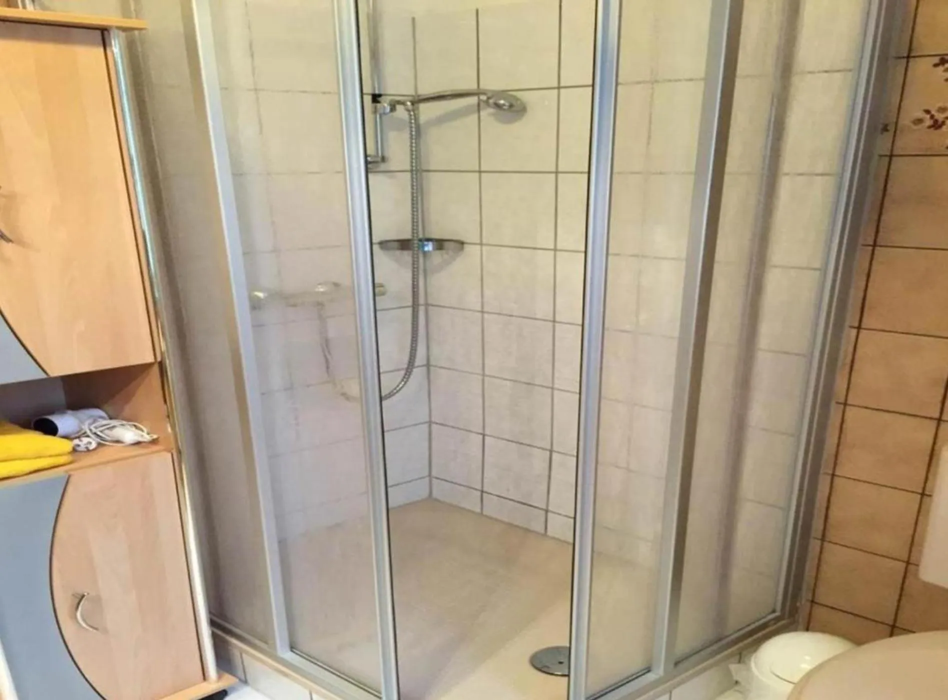 Shower in Hotel Carlsruh
