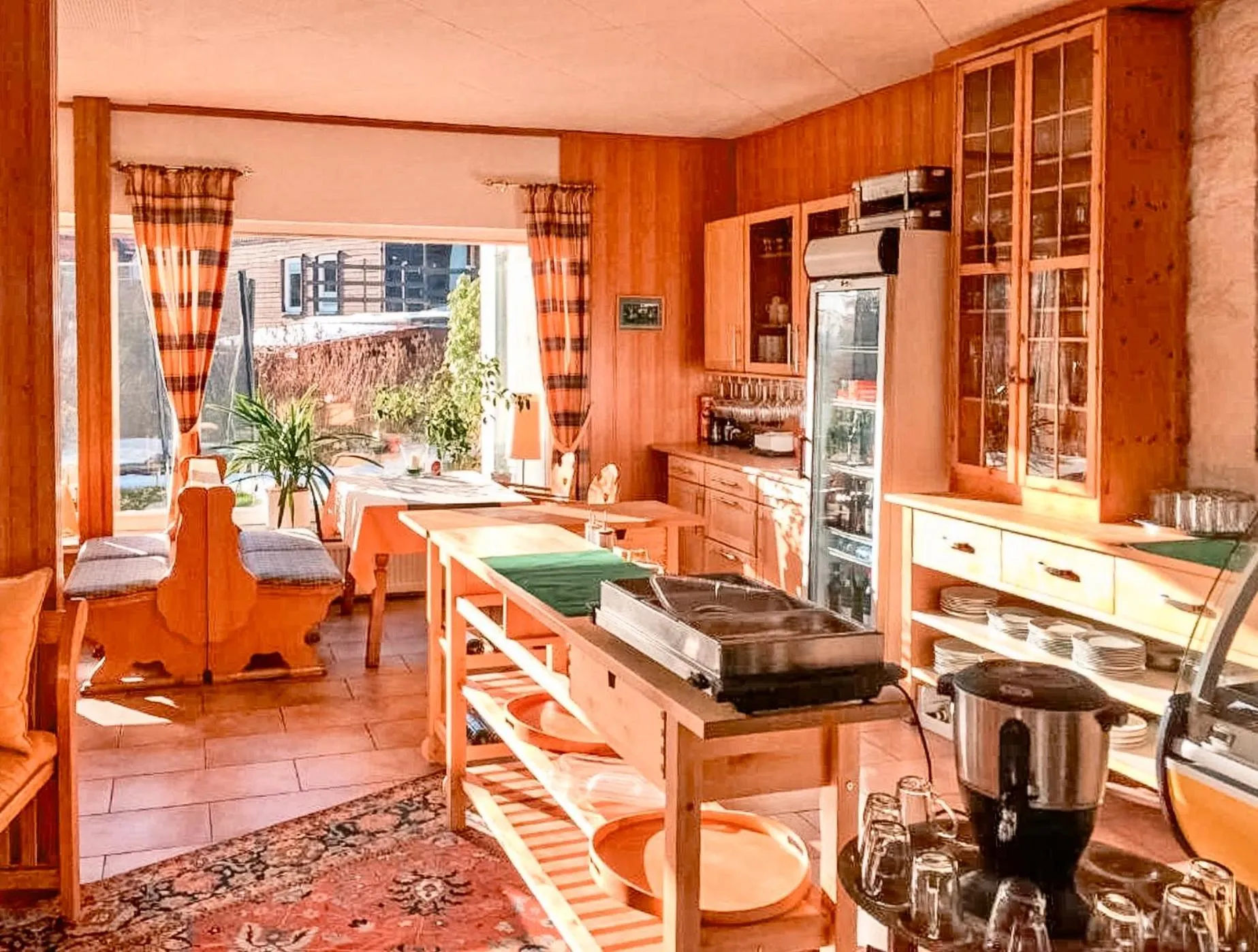 Dining area in Hotel Carlsruh
