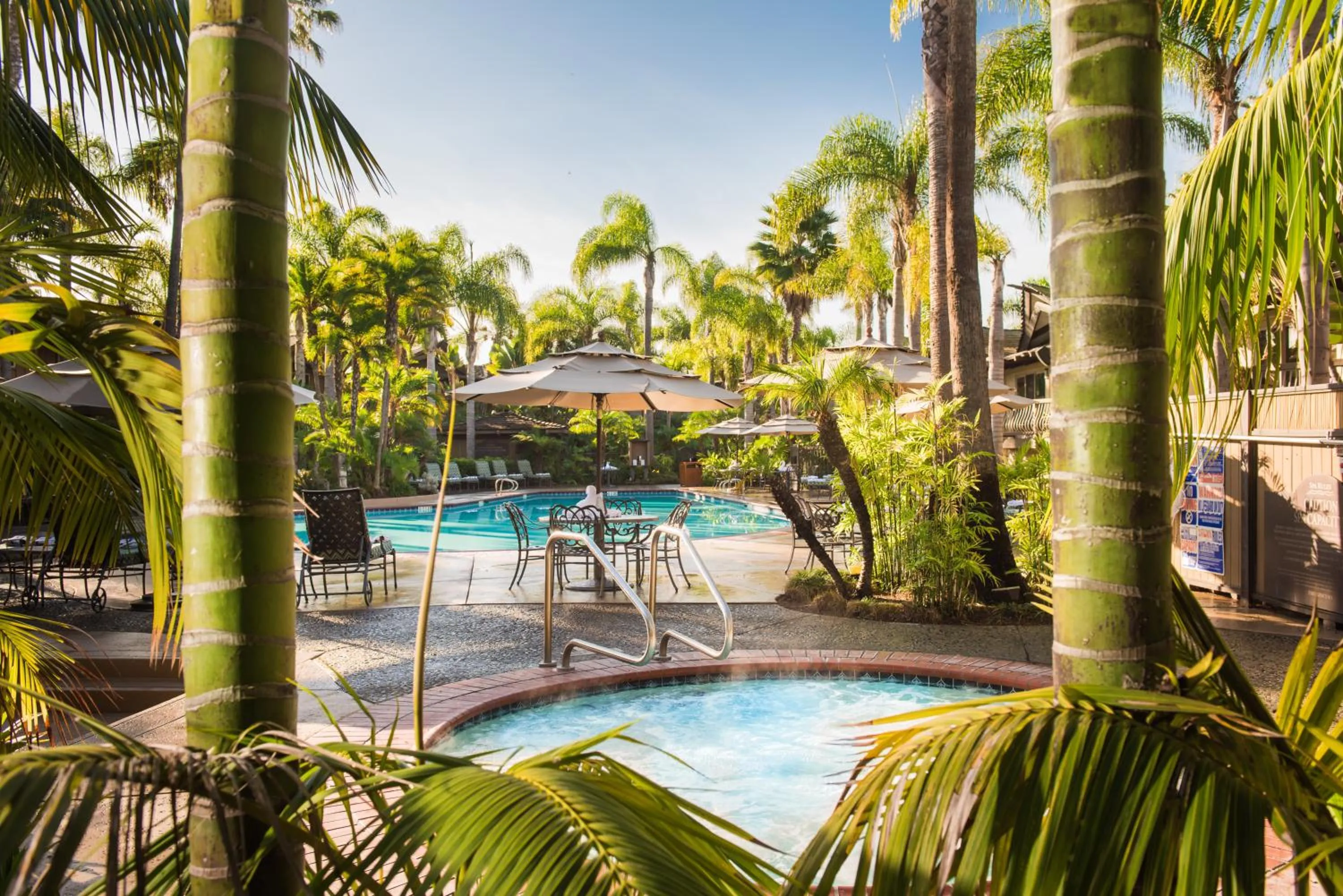 Swimming pool in Humphreys Half Moon Inn