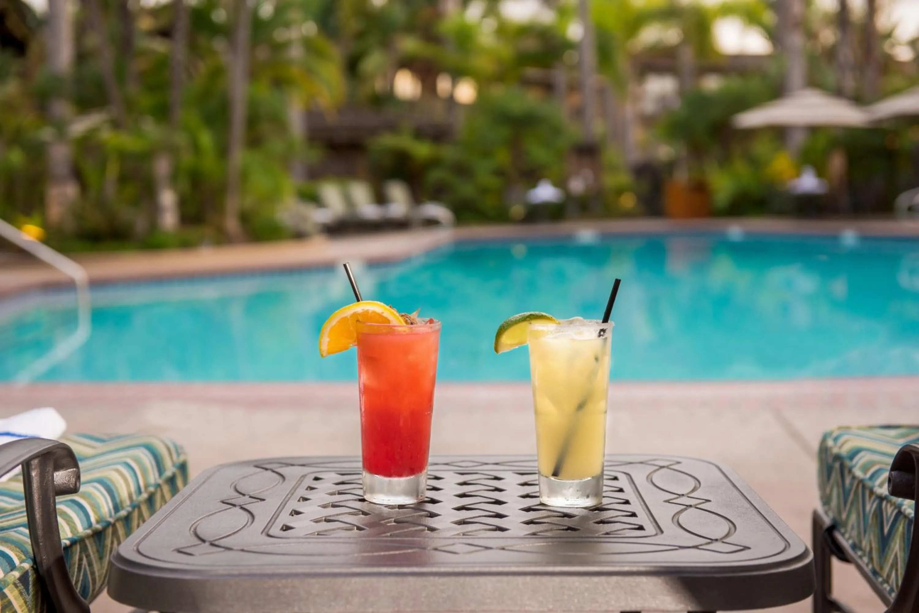 Swimming pool in Humphreys Half Moon Inn