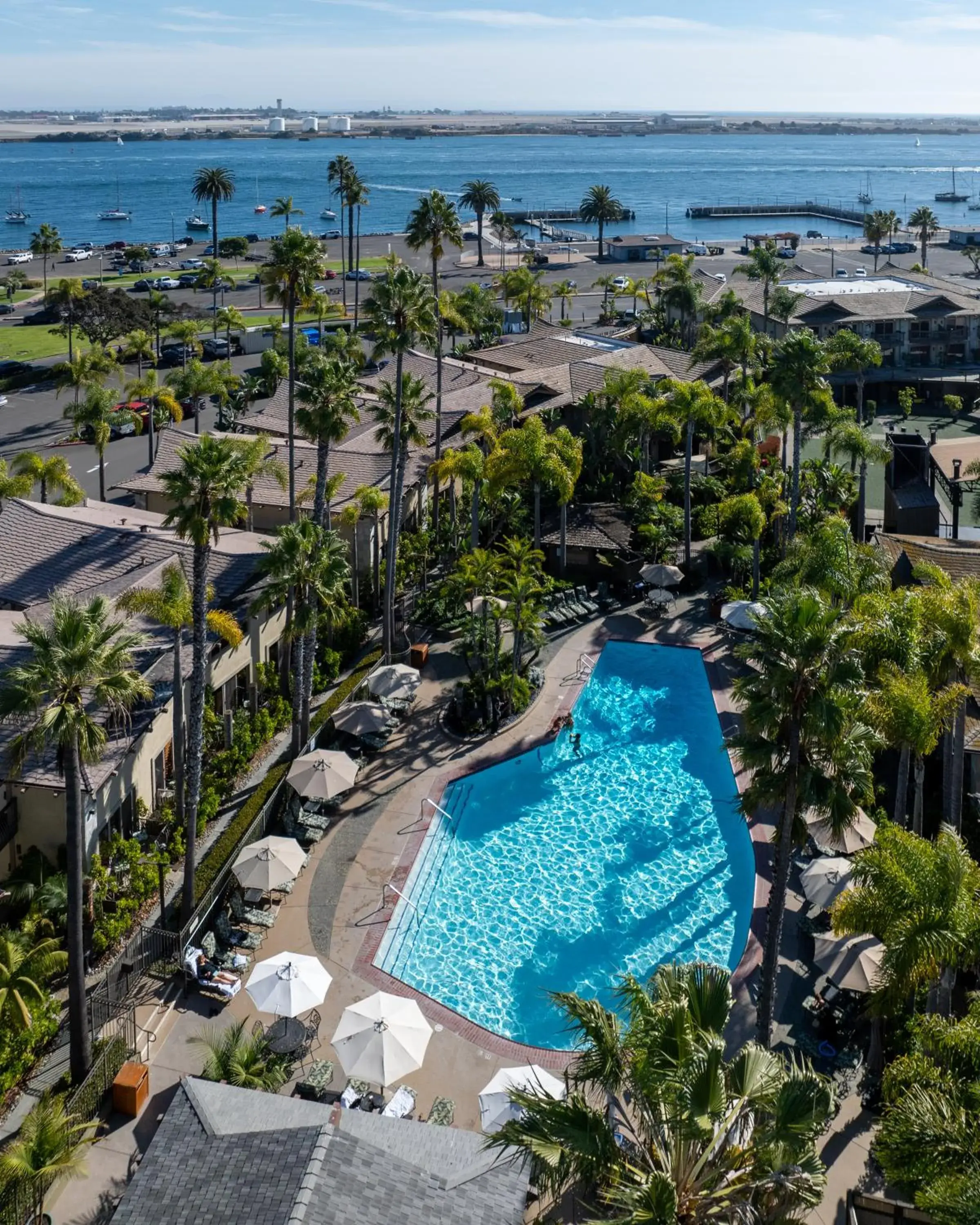 Swimming pool in Humphreys Half Moon Inn Swimming pool in Humphreys Half Moon Inn
