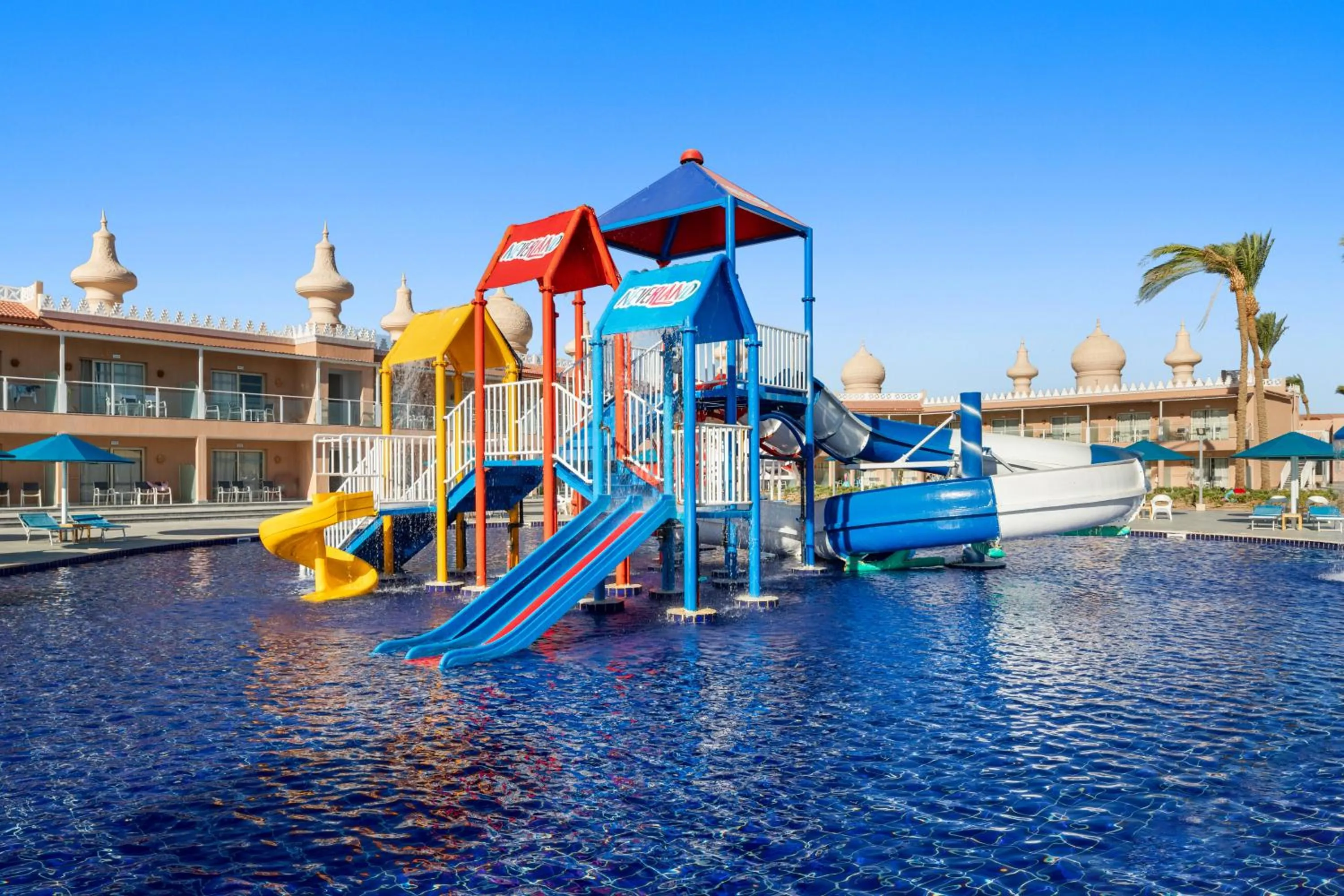 Aqua park in Pickalbatros Alf Leila Wa Leila Resort - Neverland Hurghada