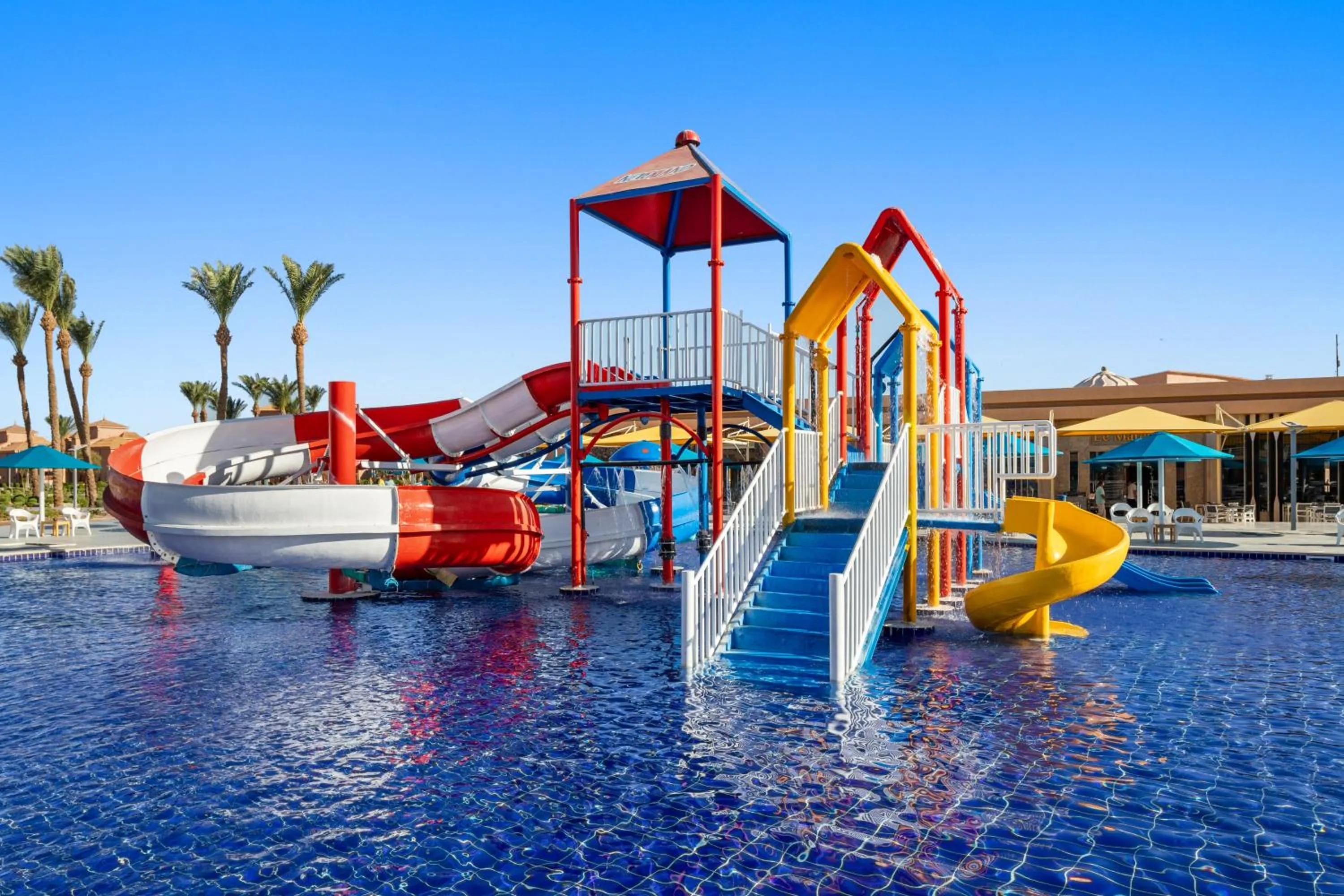Aqua park in Pickalbatros Alf Leila Wa Leila Resort - Neverland Hurghada
