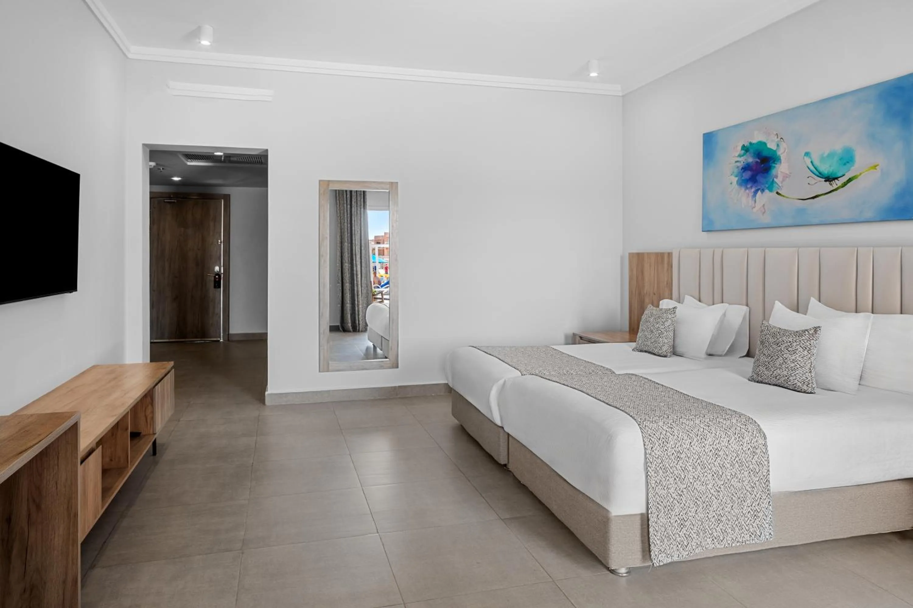 Bedroom, Bed in Pickalbatros Alf Leila Wa Leila Resort - Neverland Hurghada