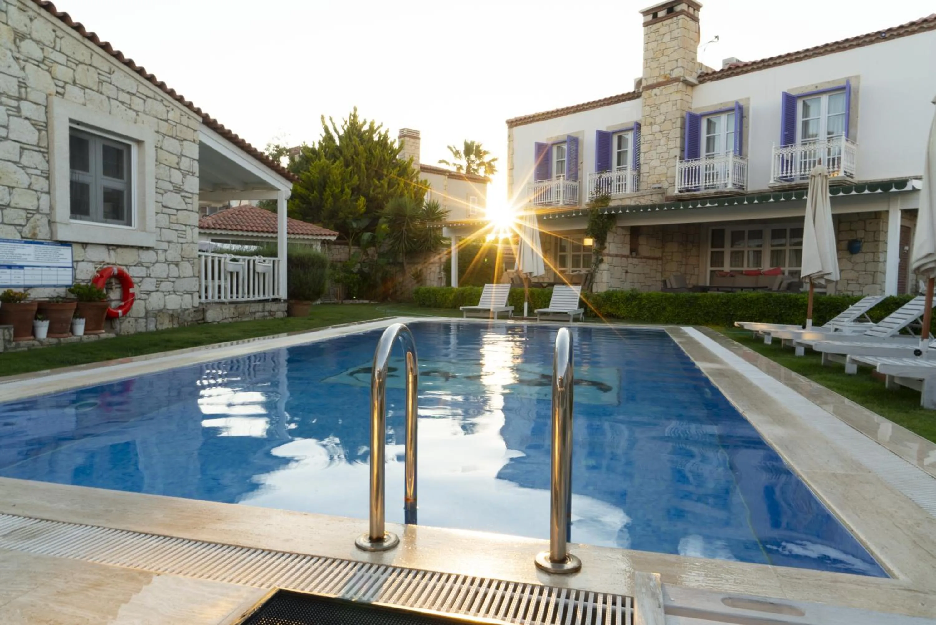 Swimming pool in Panda Alacati Hotel