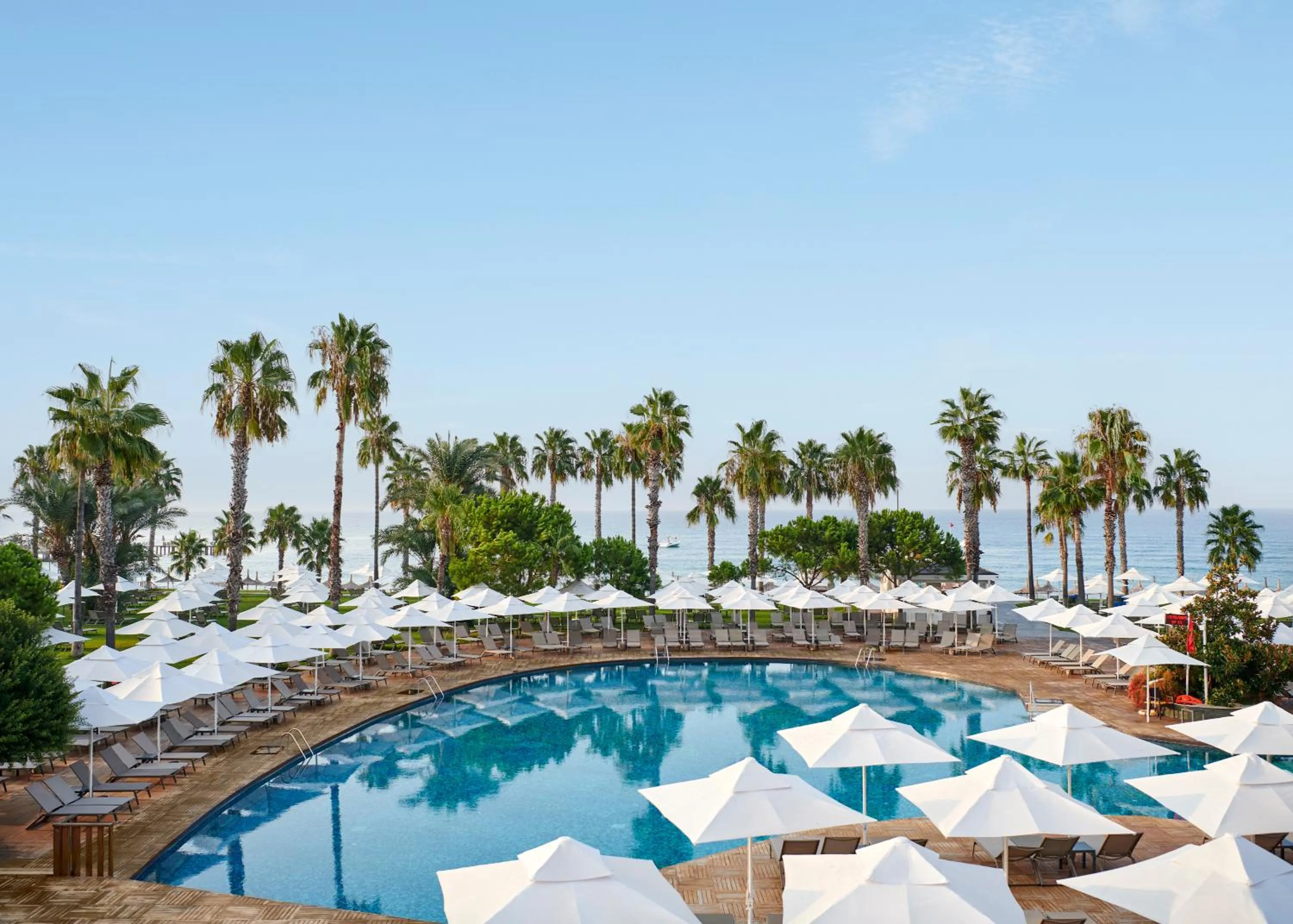 Pool view in Voyage Sorgun Hotel