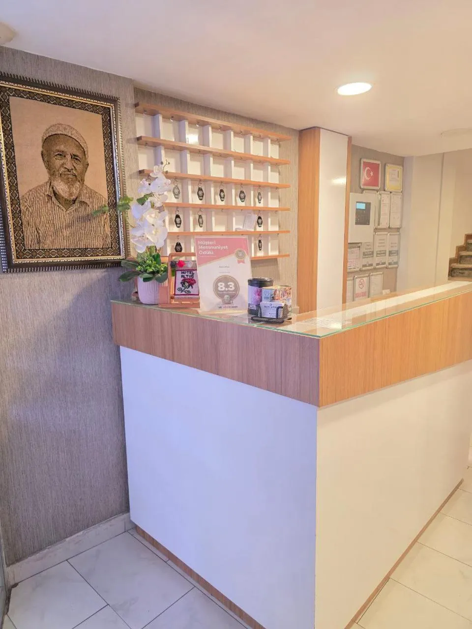 Lobby or reception in Hotel Altuğ