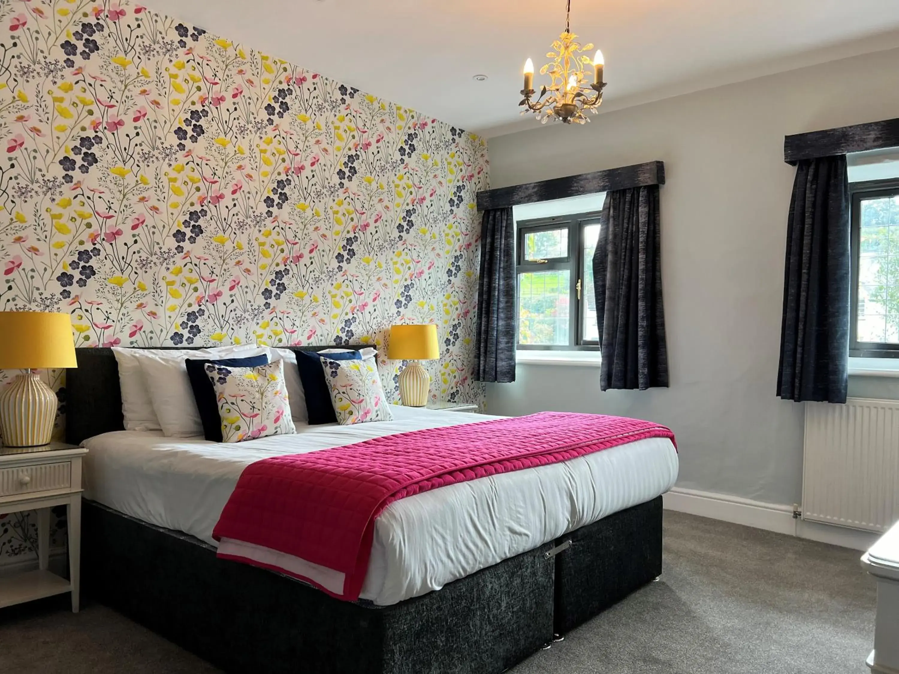 Bedroom, Bed in Exmoor White Horse Inn Bedroom, Bed in Exmoor White Horse Inn