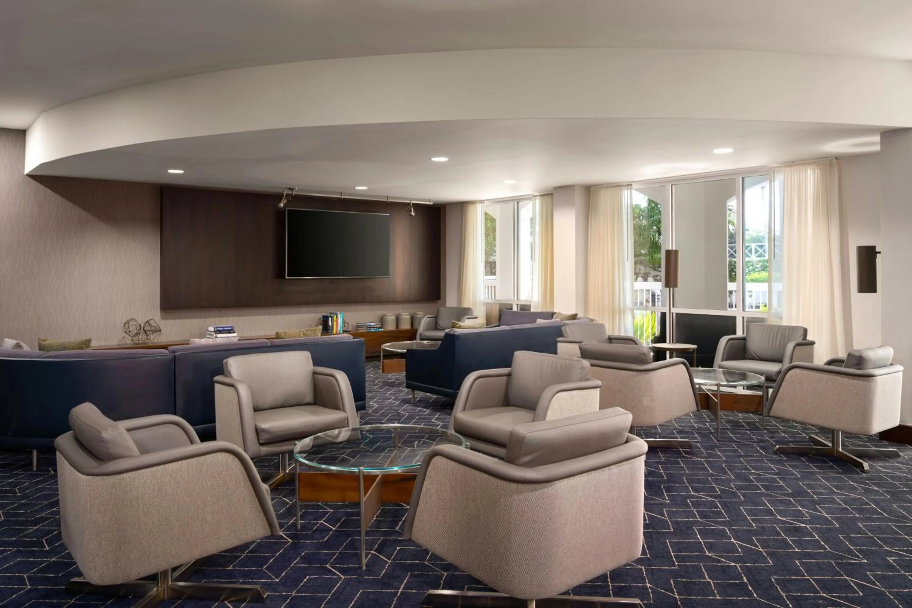 Lobby or reception in Courtyard Fort Myers at I-75 and Gulf Coast Town Center