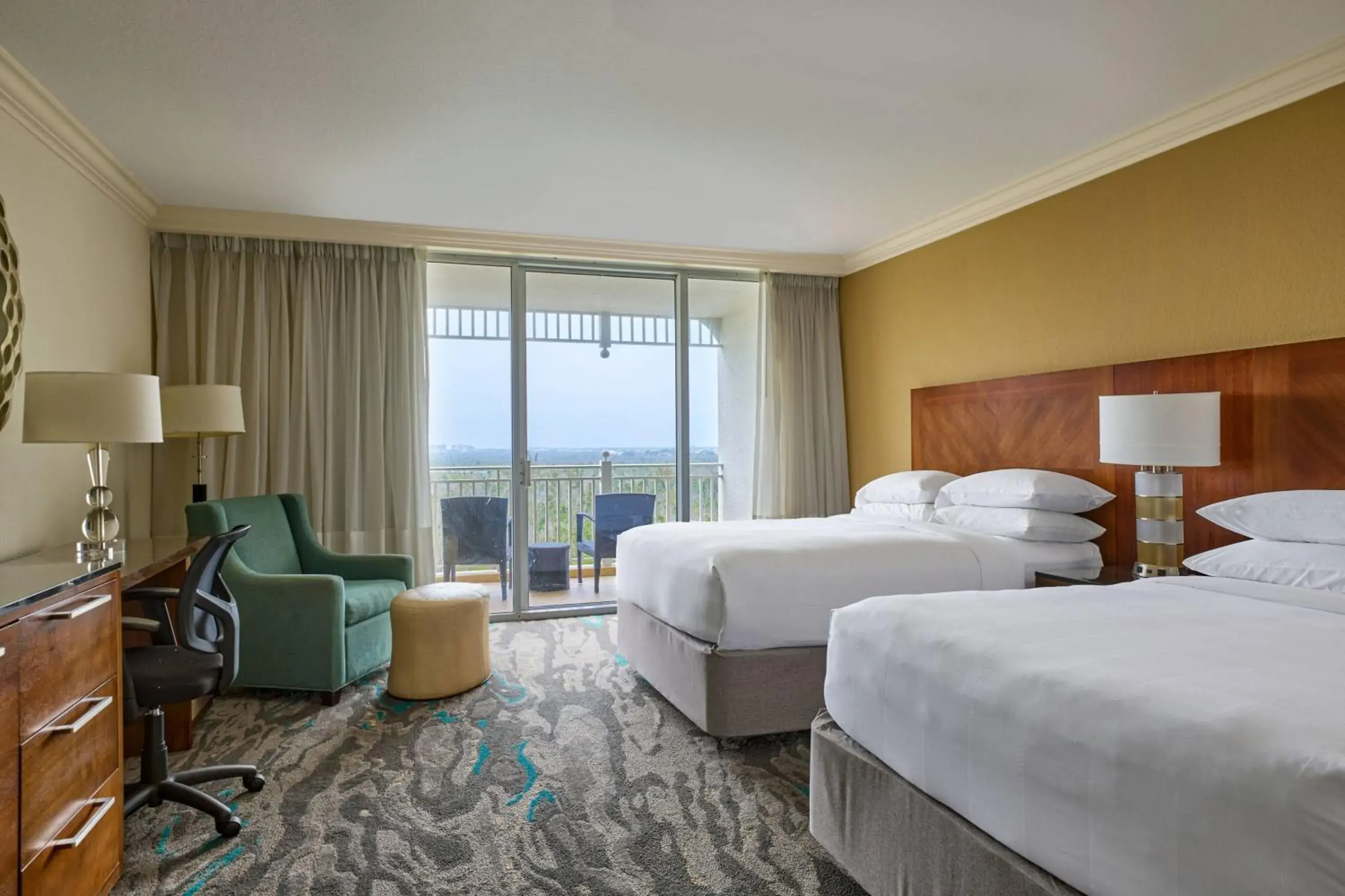 Queen Room with Preserve View and Balcony - Captiva Tower/Mobility Accessible with Roll-In Shower in Marriott Sanibel Harbour Resort & Spa Queen Room with Preserve View and Balcony - Captiva Tower/Mobility Accessible with Roll-In Shower in Marriott Sanibel Harbour Resort & Spa
