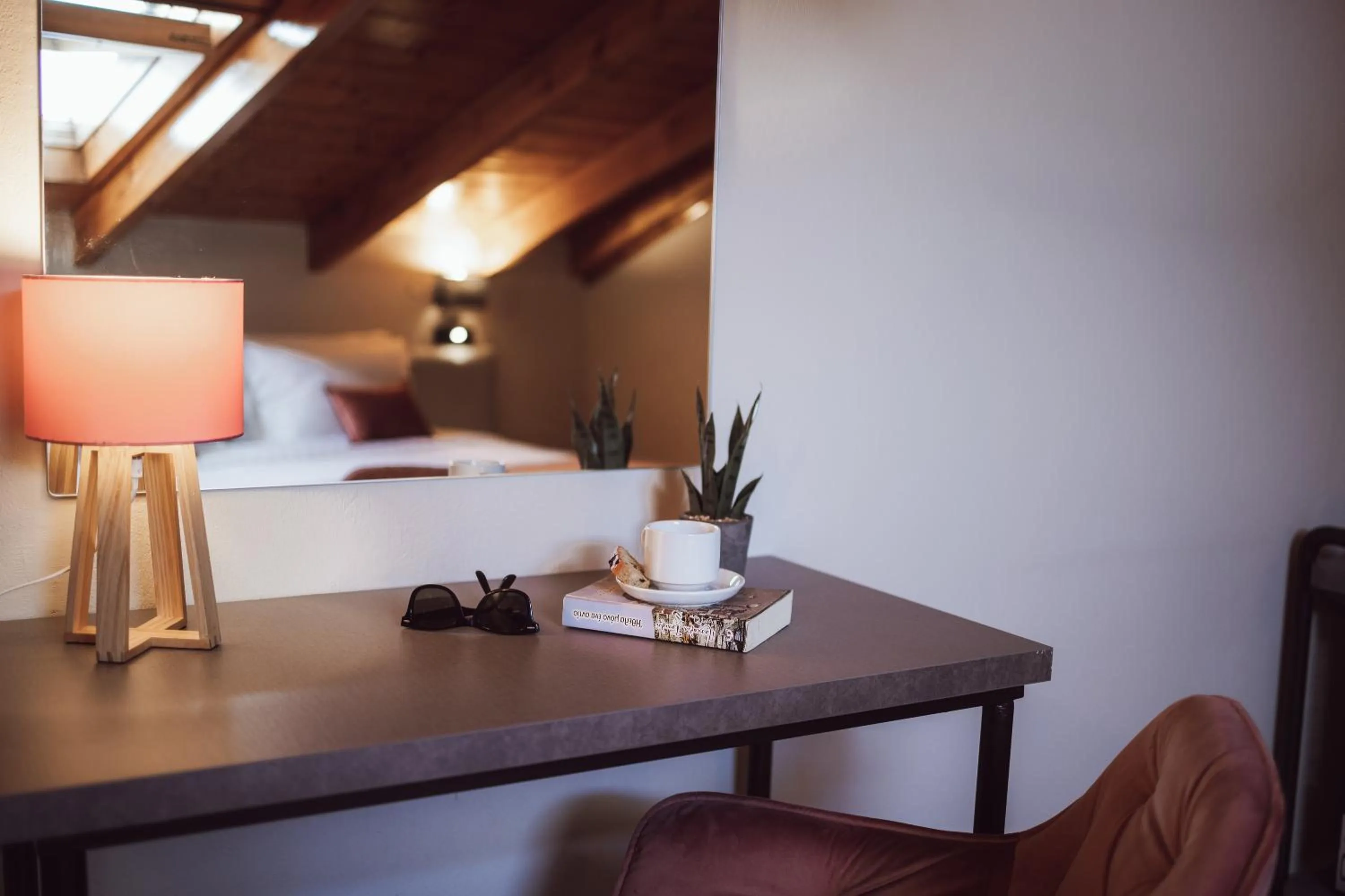 Decorative detail, Bed in Akti Hotel Ioannina