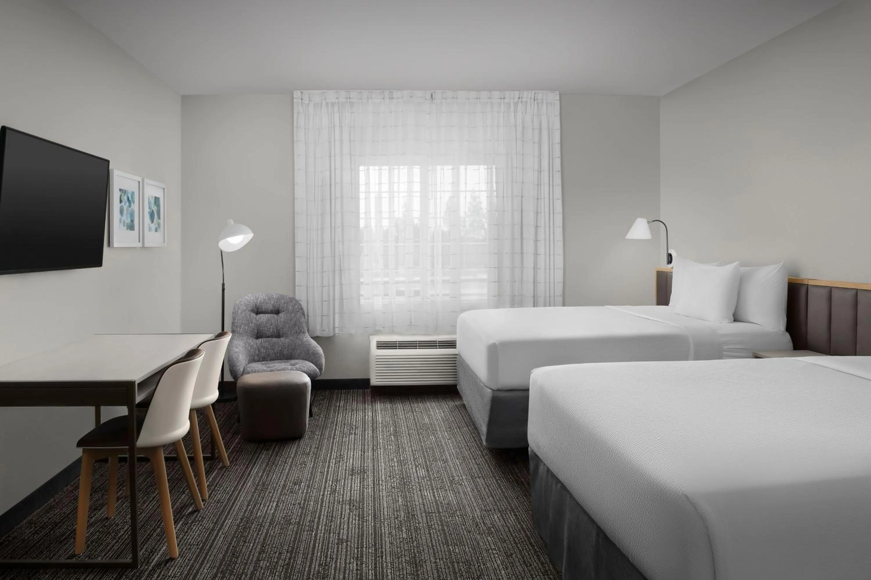 Photo of the whole room, Bed in TownePlace Suites Sacramento Cal Expo