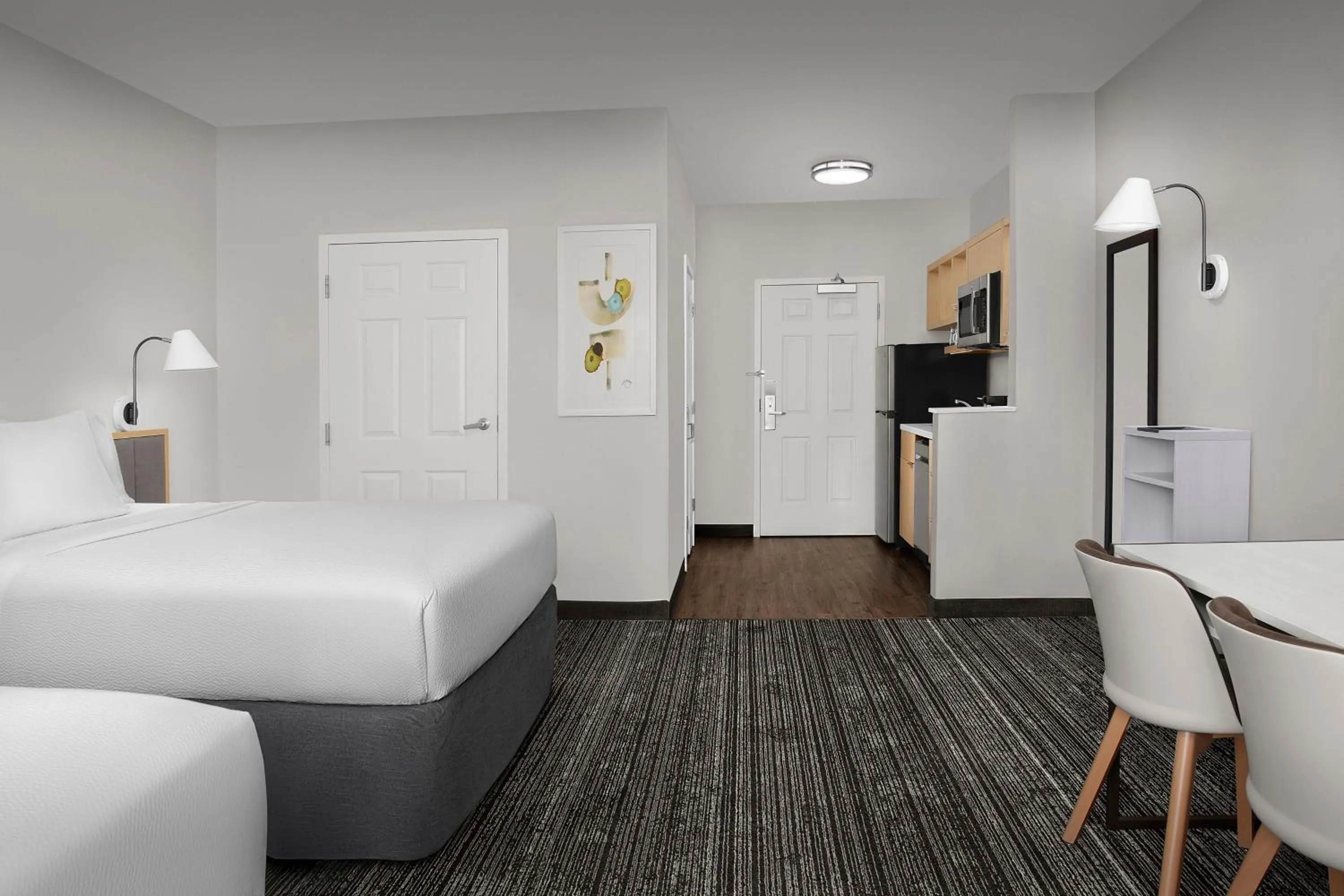 Photo of the whole room, Bed in TownePlace Suites Sacramento Cal Expo