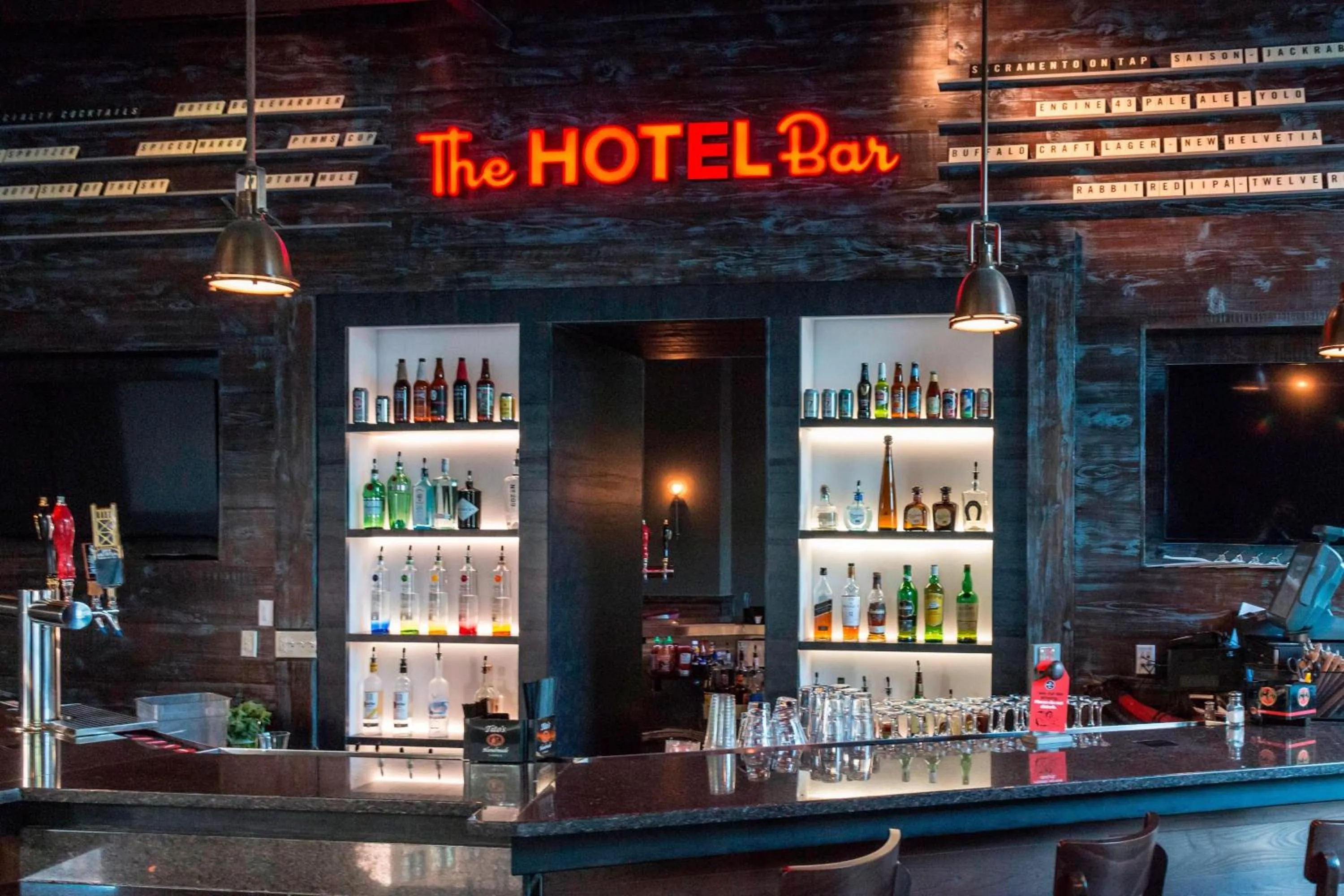 Lounge or bar in Residence Inn by Marriott Sacramento Downtown at Capitol Park