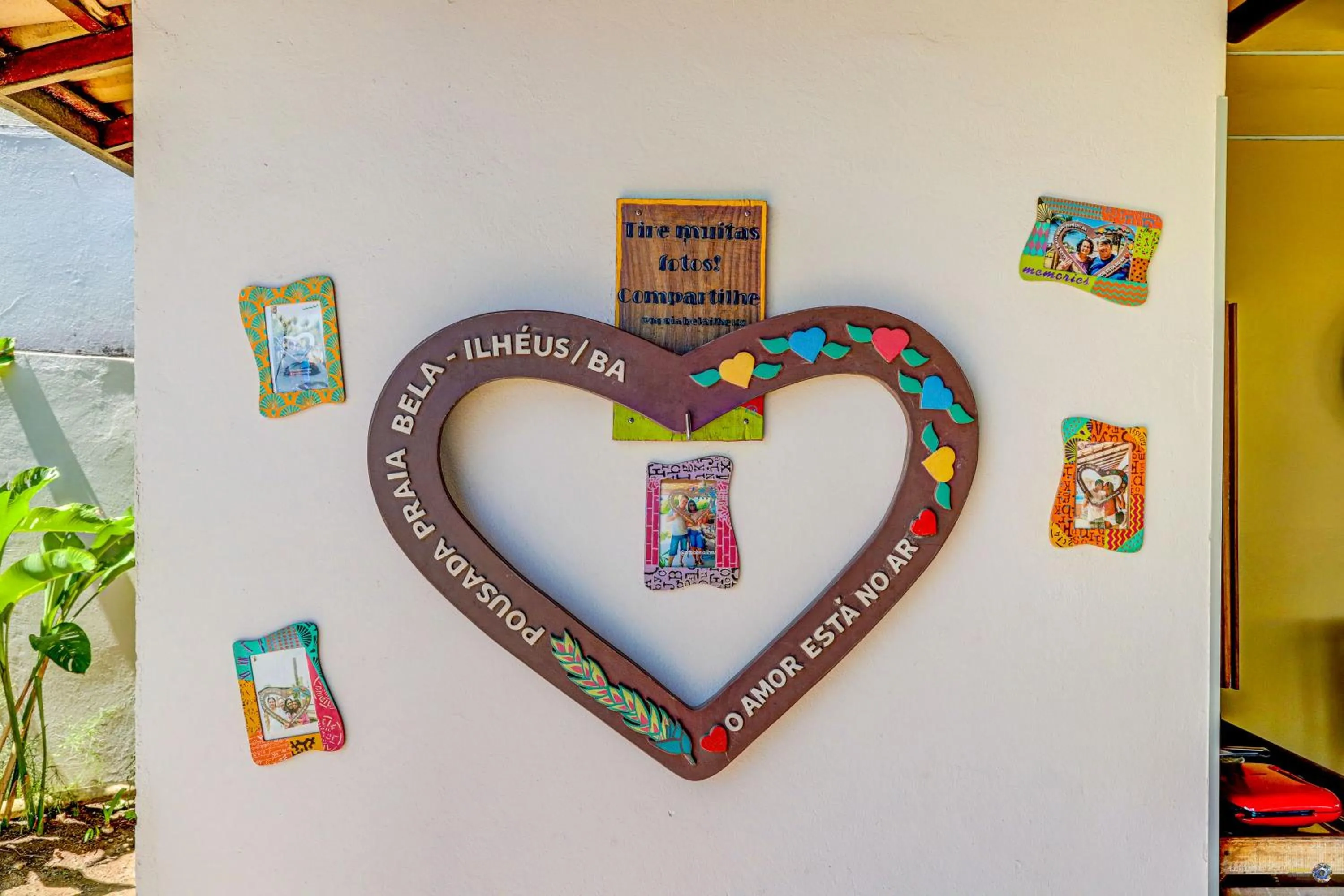 Decorative detail in Pousada Praia Bela