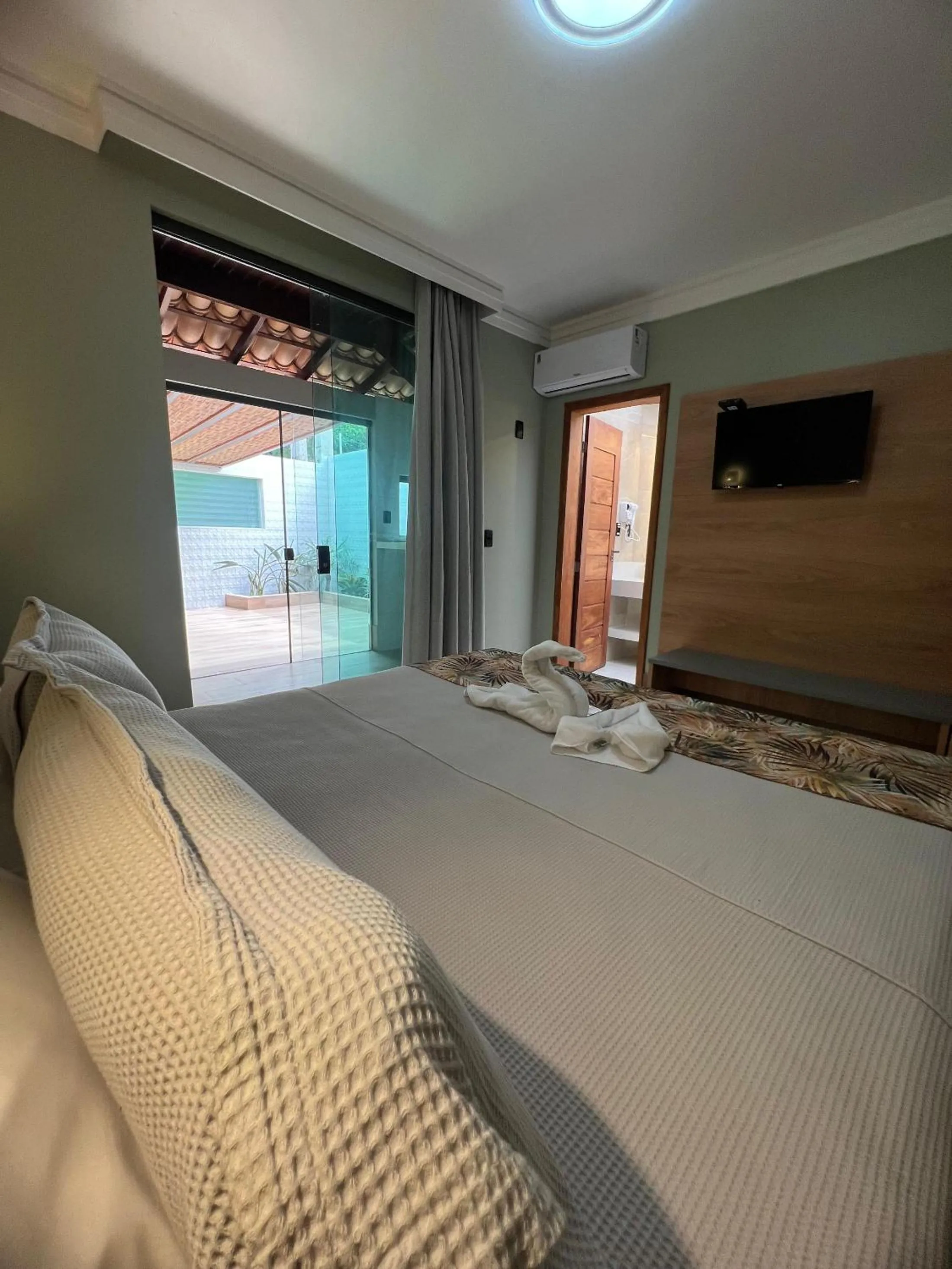 Bed in Pousada Praia Bela