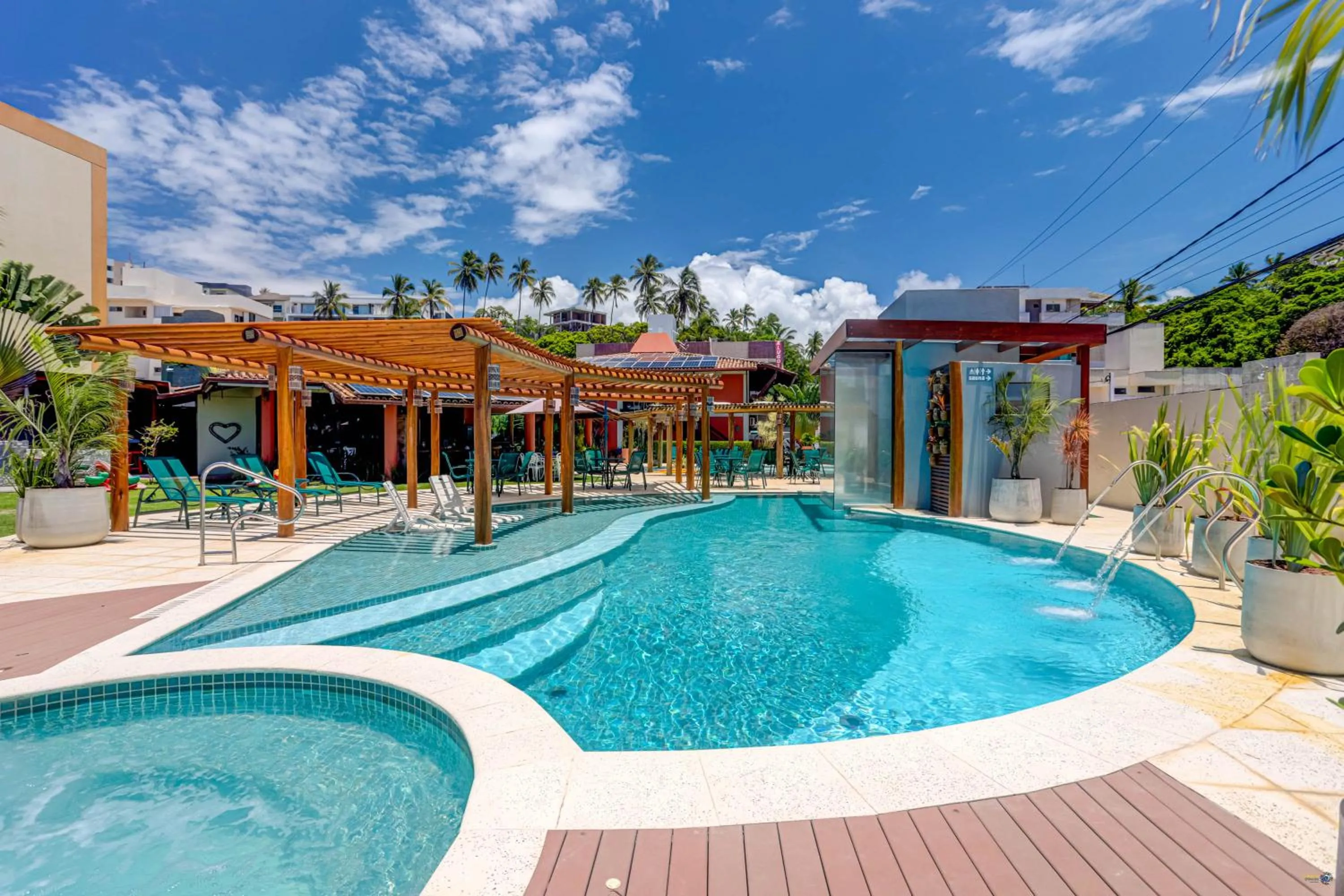 Sauna in Pousada Praia Bela