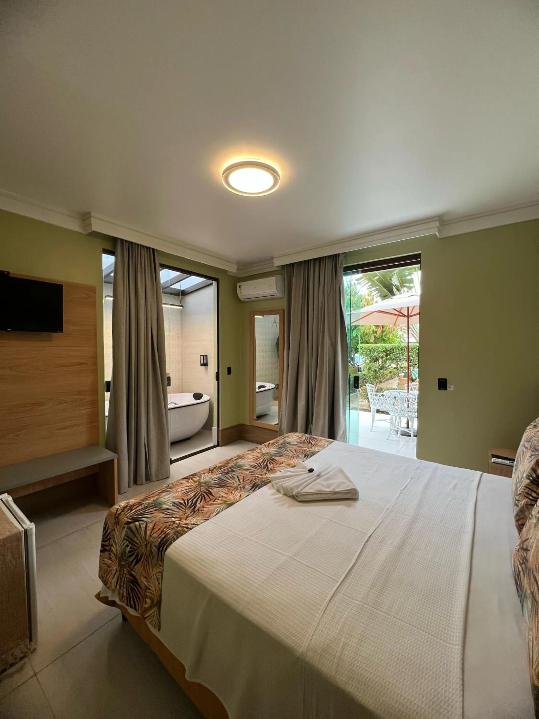 Bed in Pousada Praia Bela