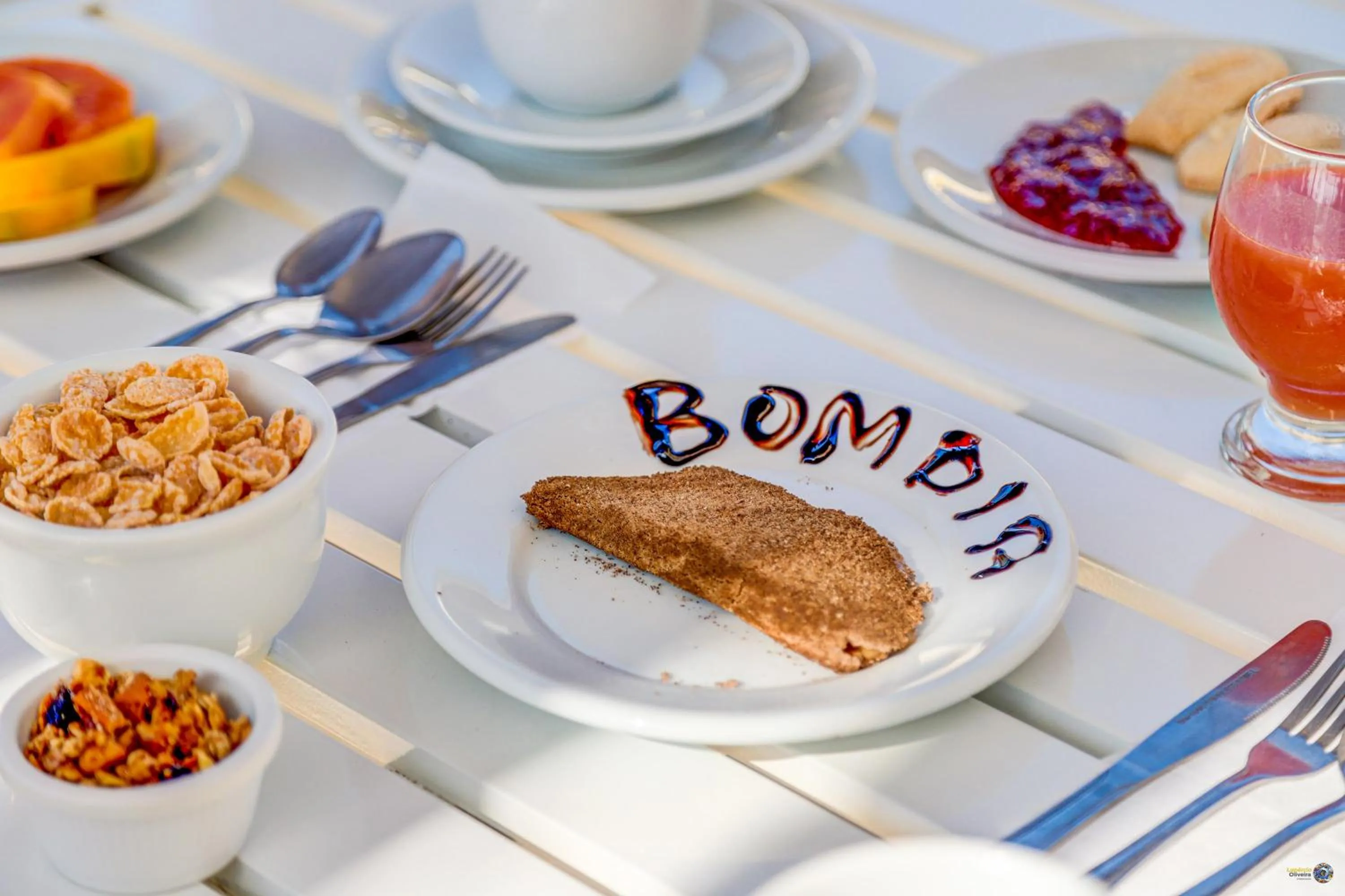 Breakfast in Pousada Praia Bela