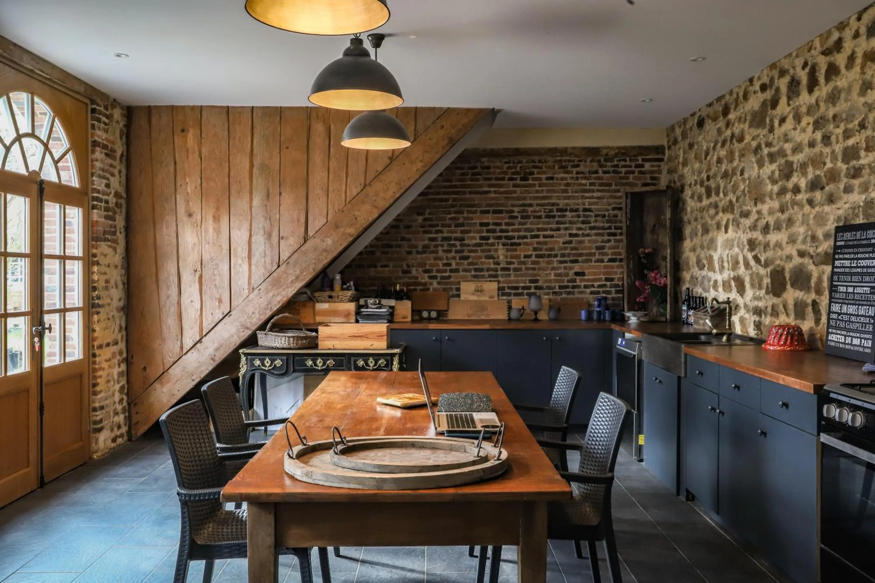 Seating area in Chateau du Blanc Buisson